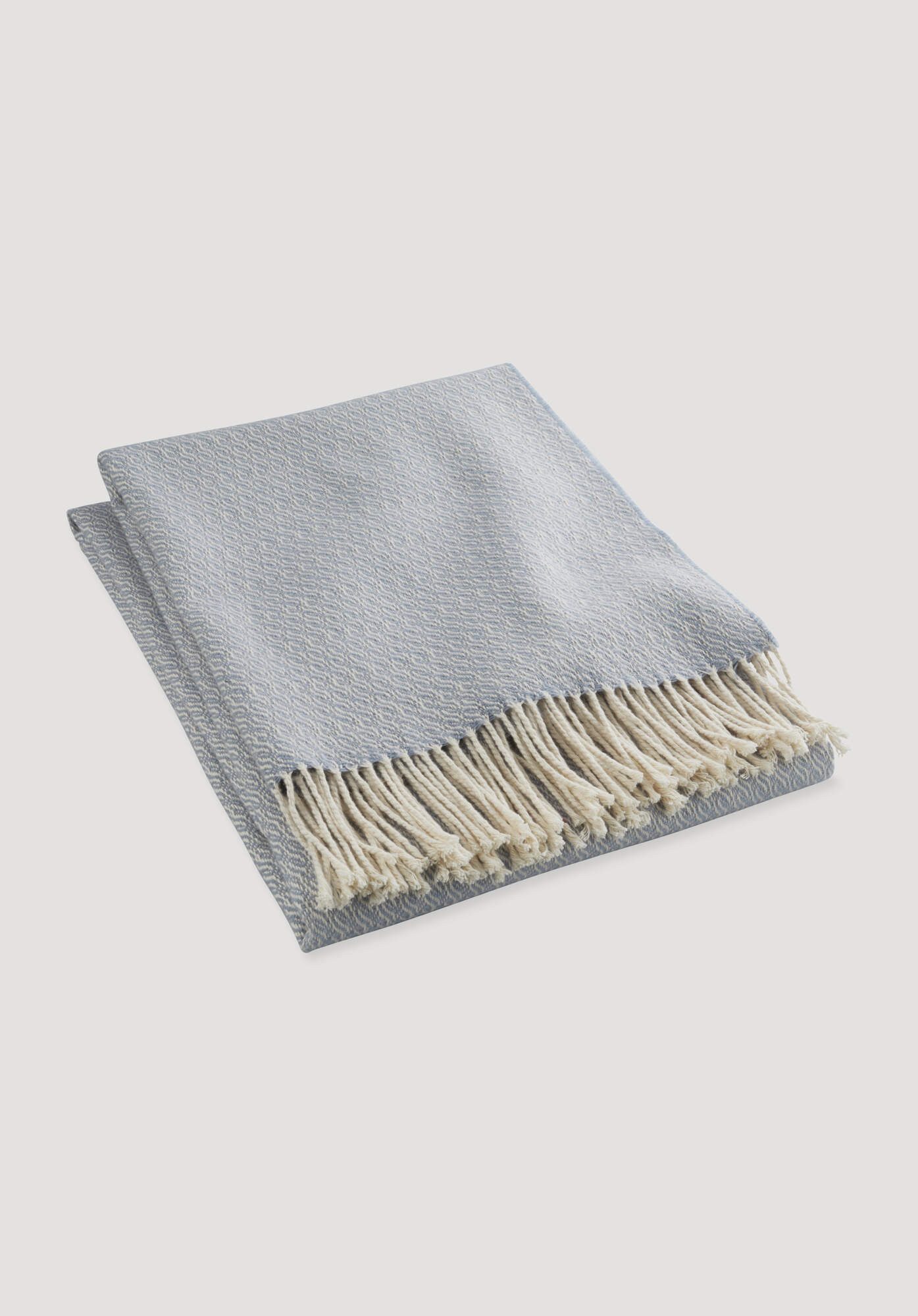 Plaid LIA aus Bio-Baumwolle mit Bio-Lambswool, Hessnatur
