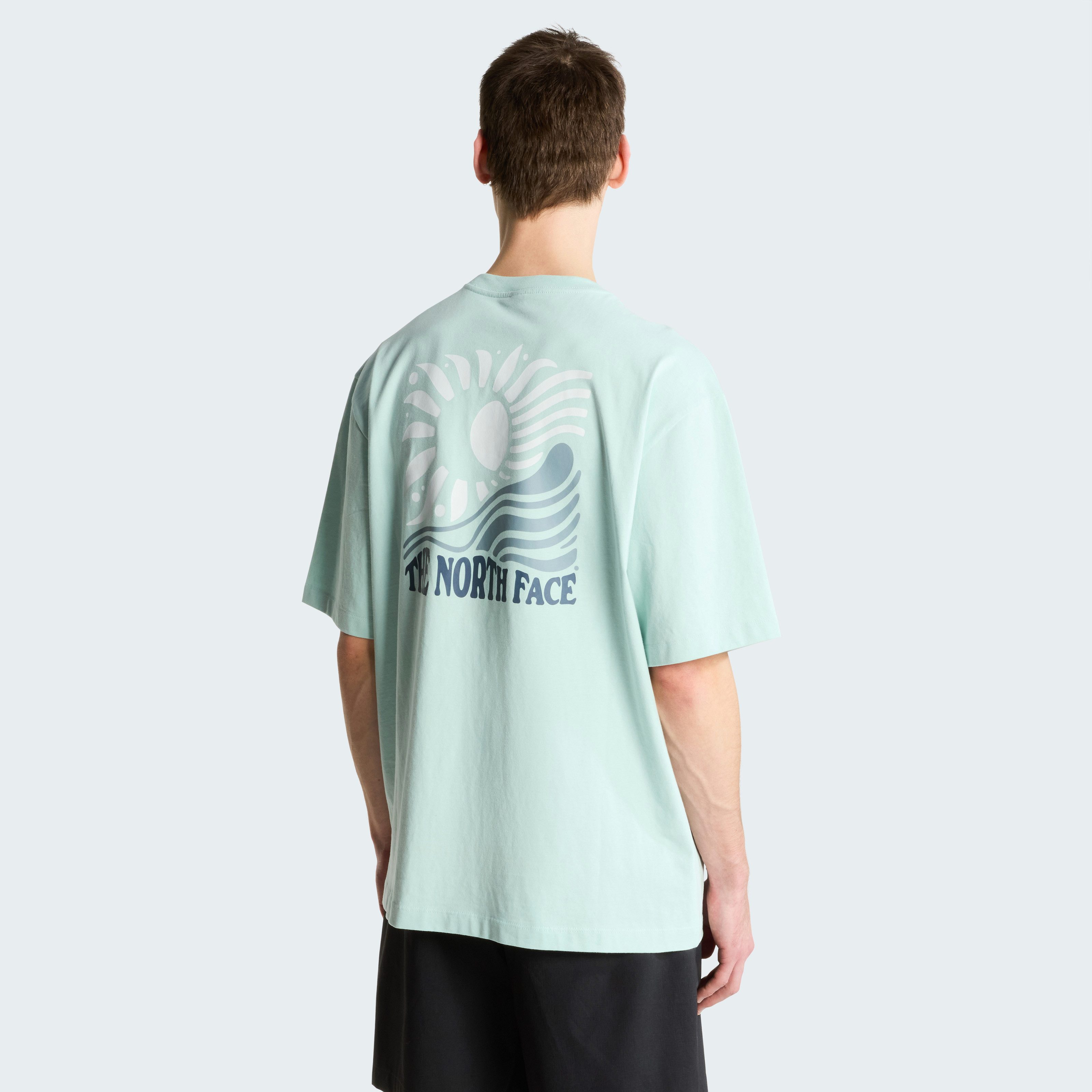The North Face T-Shirt M SUN OVERSIZE SHORT SLEEVE TEE-GRAPHIC sportlicher Stil, Kurzarm, für sportliche Aktivitäten und Freizeit