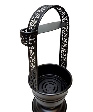 BAYLI Kohlekorb Shisha Kohlebehälter Set inkl. Kohlezange - Kohlekorb mit Kopfzange