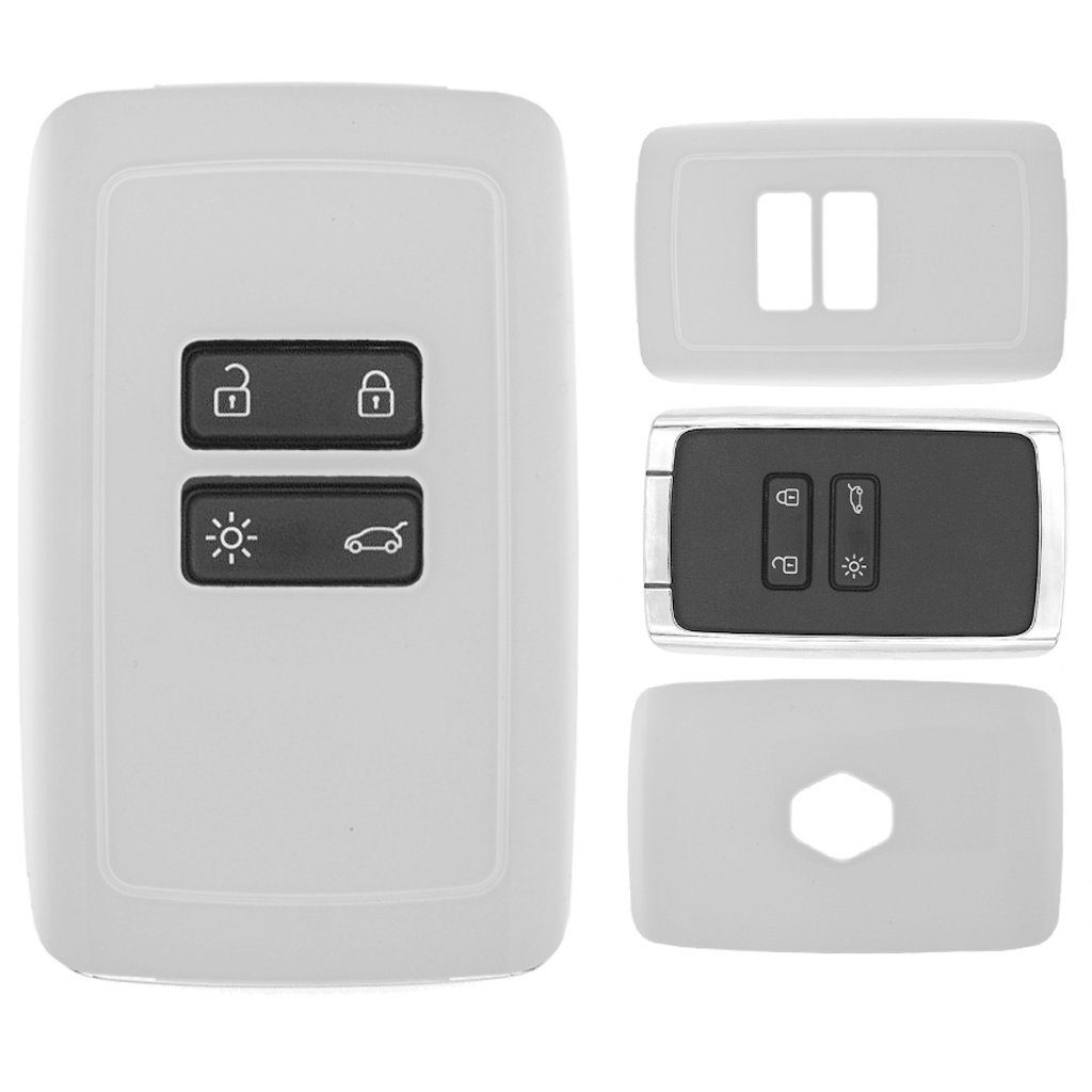 mt-key Schlüsseltasche Autoschlüssel Hardcover Schutzhülle Weiß, günstig online kaufen