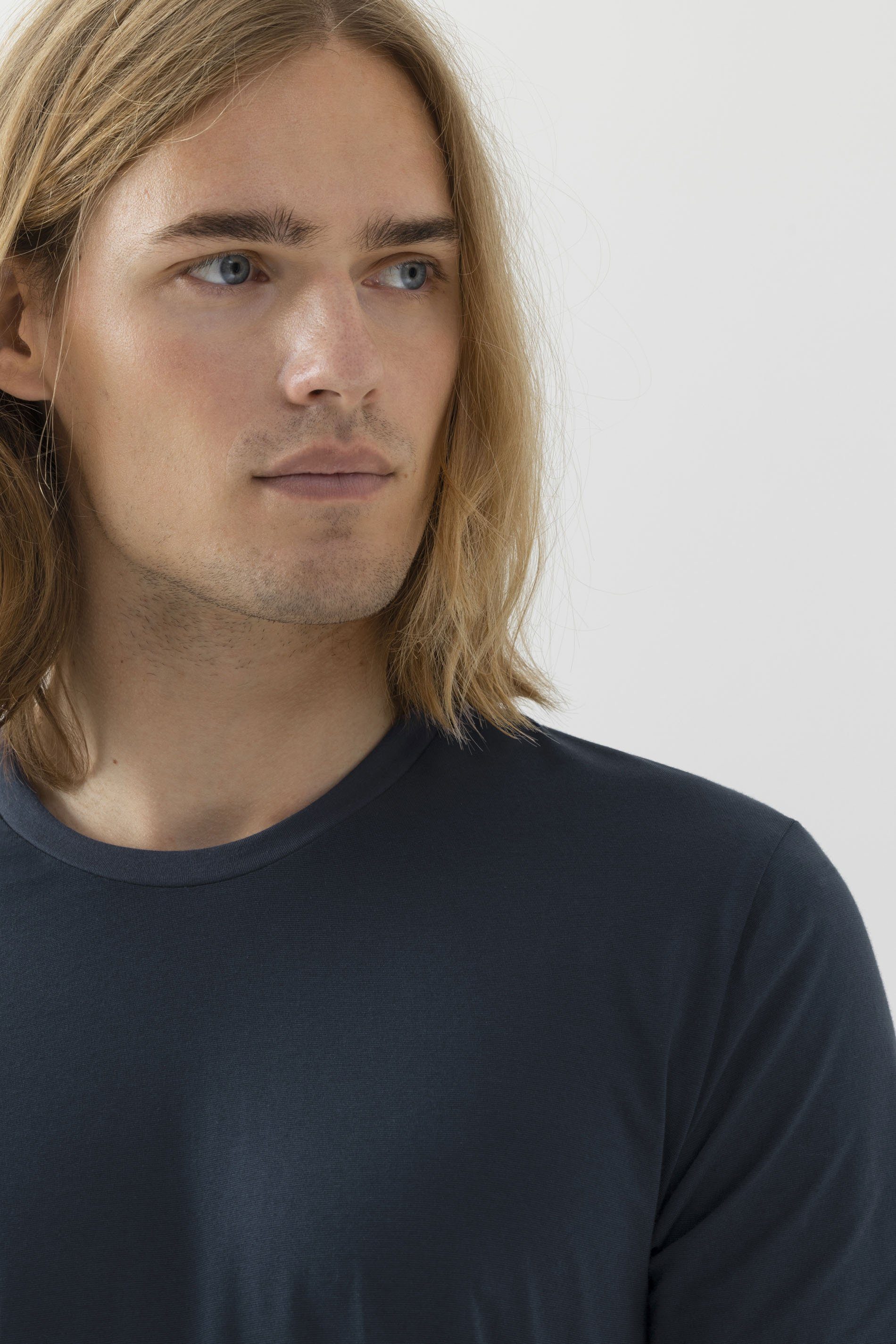 Mey Pyjamaoberteil Mey Herren T-Shirt Serie Dry Cotton Colour Uni (1-tlg)