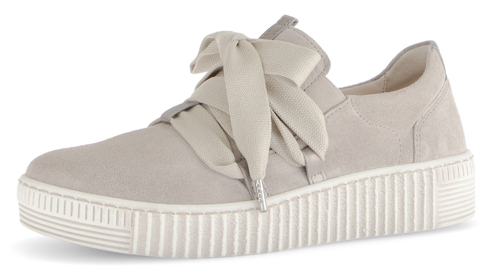 Gabor Plateausneaker Schnürschuh, Halbschuh, Slipper mit aufgesetzter Ziers günstig online kaufen