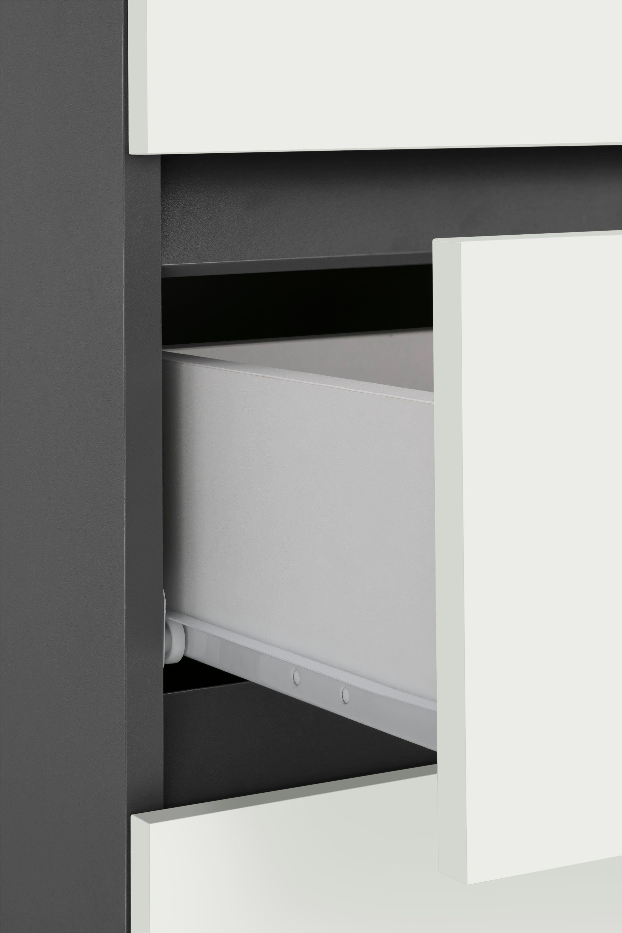 Home affaire Midischrank Wisla Höhe 130 cm, mit Türen & Schubkasten