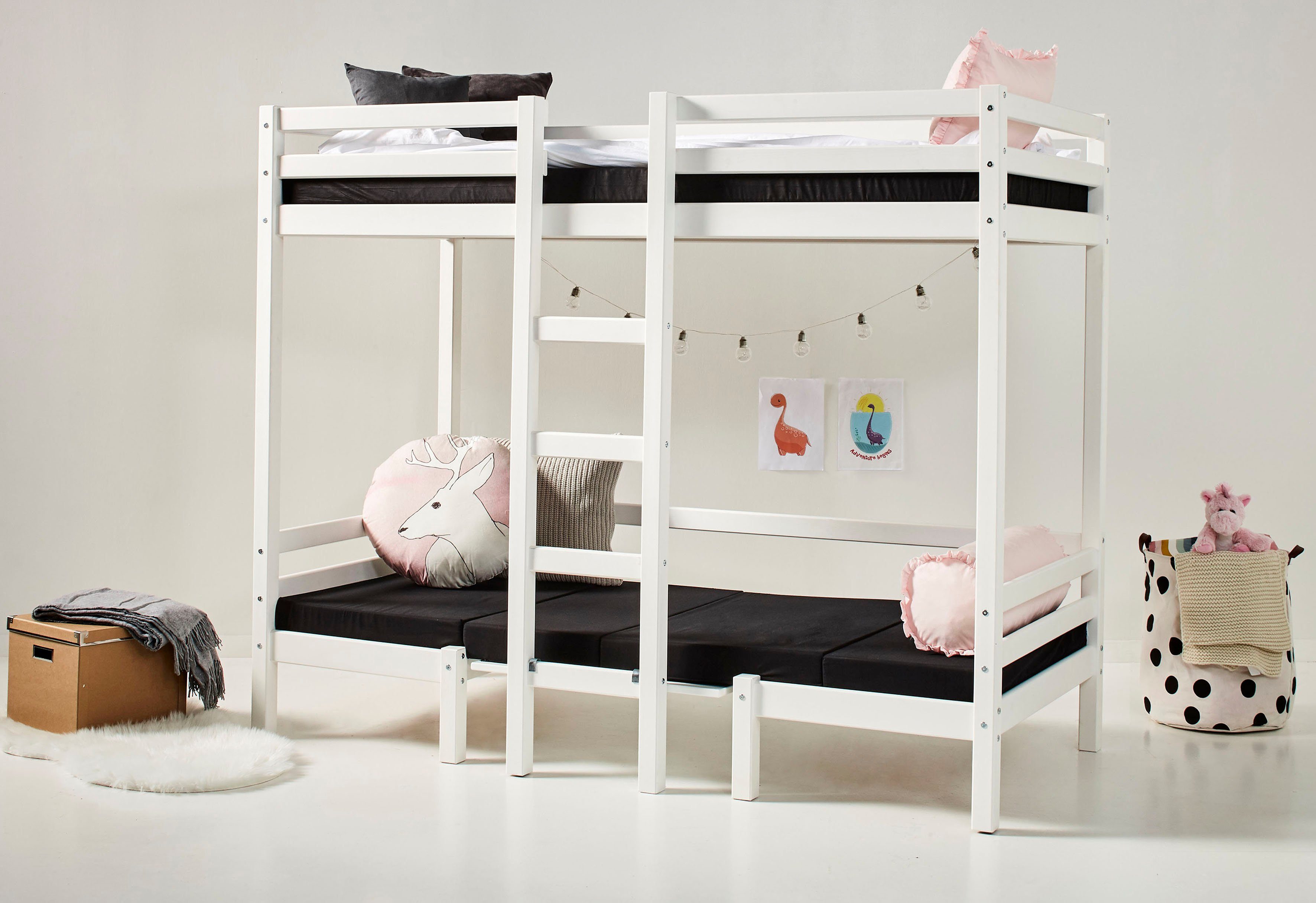 Hoppekids Hochbett "ECO Dream JUMBO B/T/H 101/208/170 cm, umbaubar zum Etag günstig online kaufen