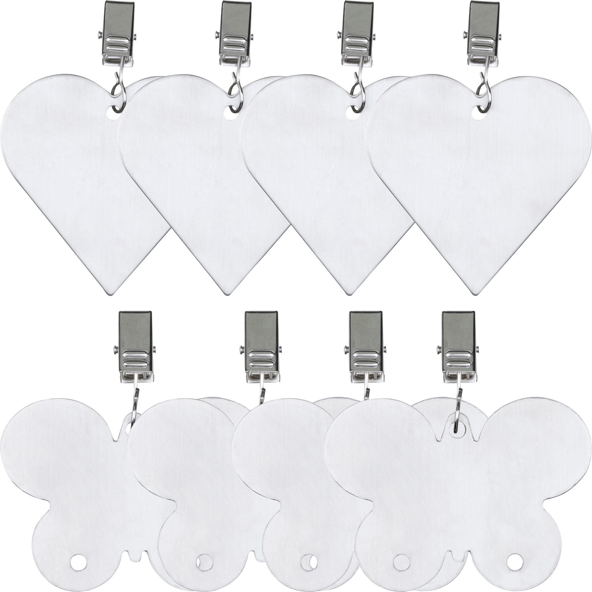 Tischtuchklammer Tischtuchbeschwerer 8er-Set, Uni