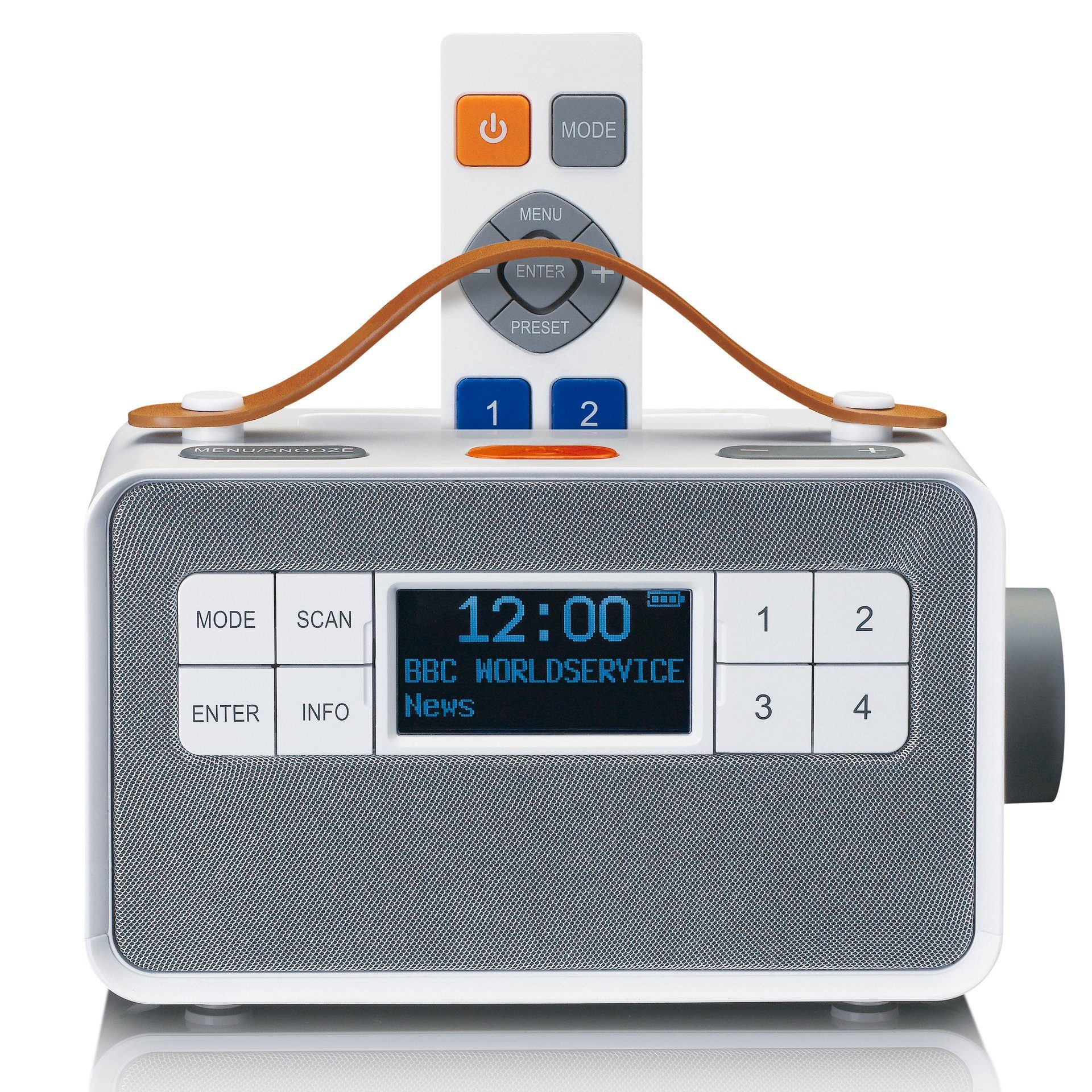 PDR-065 Digitalradio weiß Lenco (DAB)