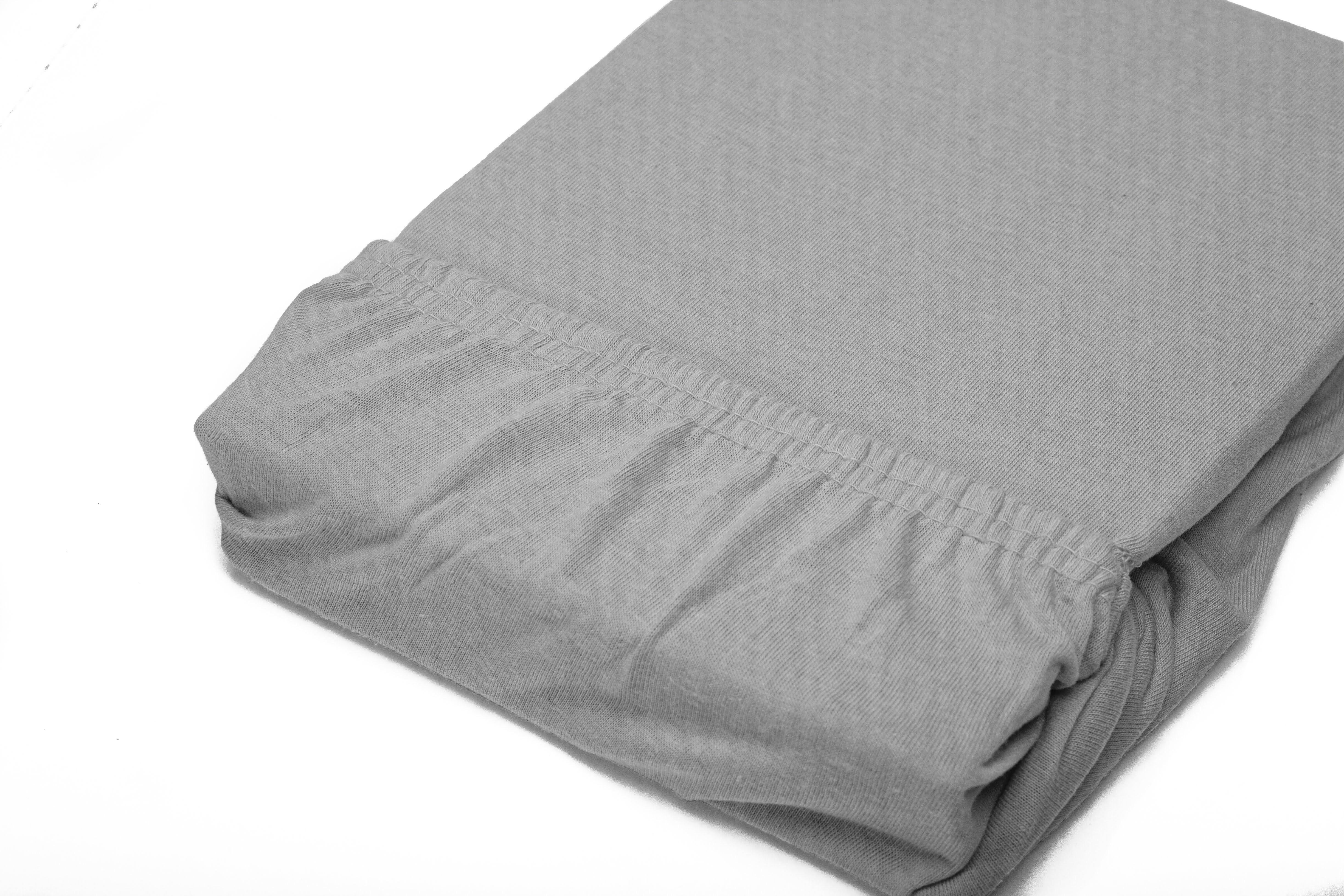 Hometex Premium Textiles Spannbettlaken Jersey Spannbettlaken 100% Baumwolle, Jersey, Gummizug: Rundumgummizug, Premium-Jersey Matratzenhöhe bis 23 cm