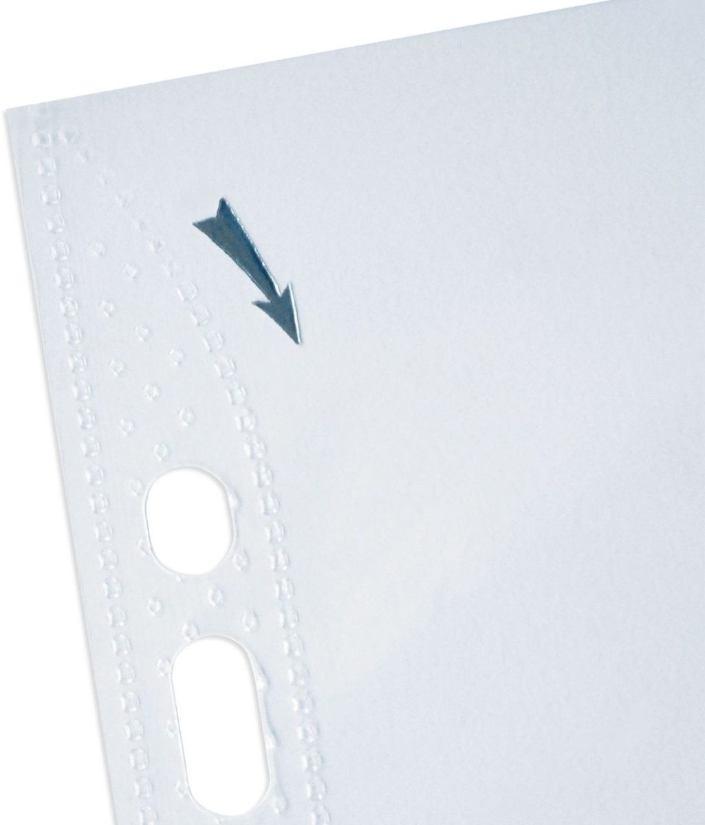 OXFORD Prospekthülle Eckspannmappe for Business A4 Karton 420g/qm lila Packung mit 10 Stück