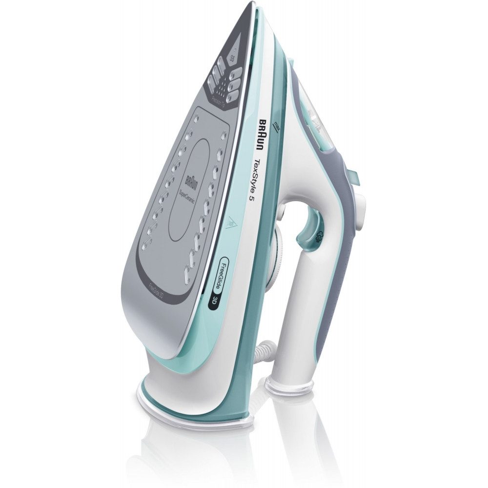 Braun Dampfbügeleisen Braun SI 5017 GR Dampfbügeleisen - Bügeleisen, 2700 W, Innovative FreeGlide 3D Technologie