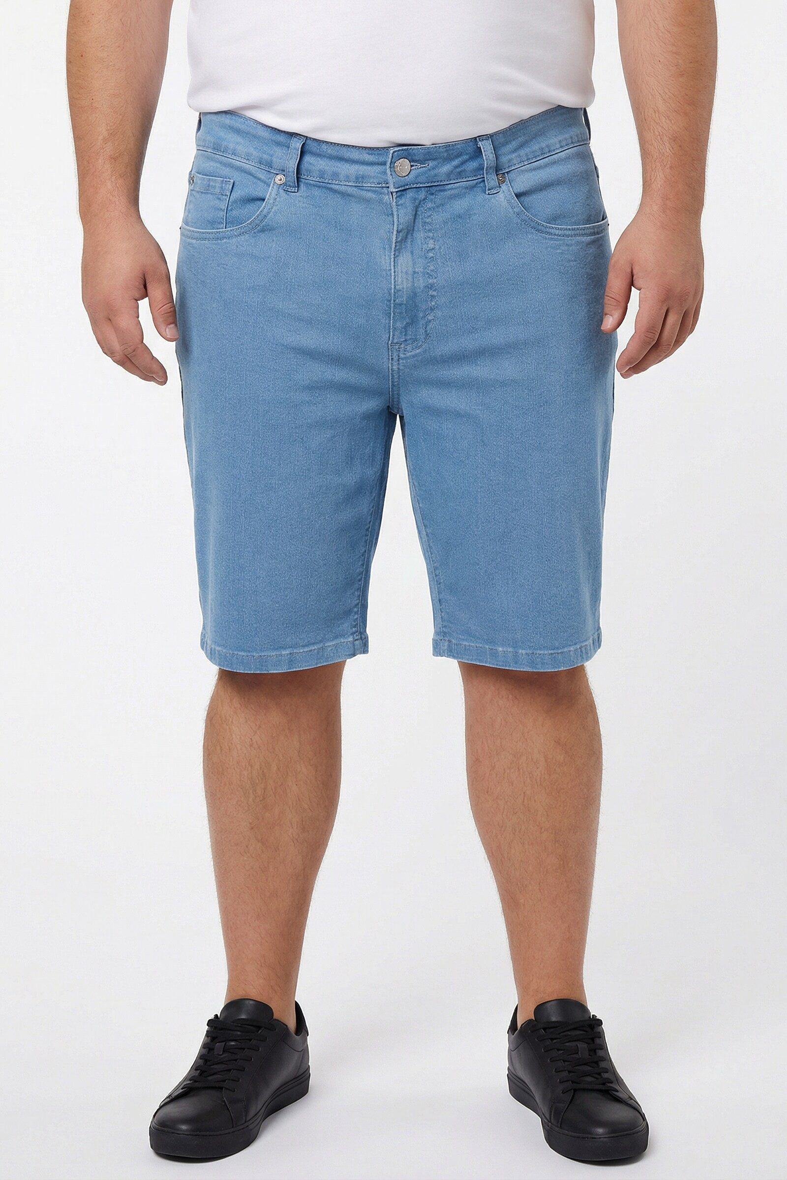 Men Plus Bermudas Jeansbermuda FLEXLASTIC® Denim 5-Pocket