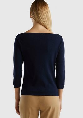 United Colors of Benetton Strickpullover mit U-Boot-Ausschnitt