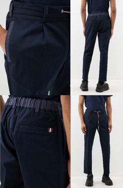 MONCLER Loungepants MONCLER Hose Tunnelzug Jogger Pleated Twill Trousers Garbadine Navy 48