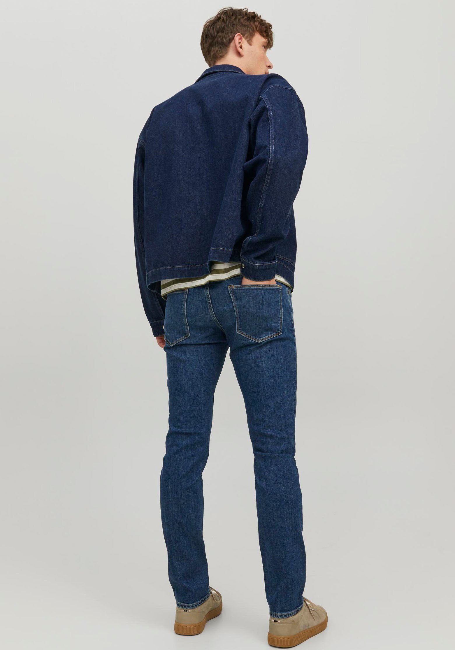 477 JJIGLENN AM & Slim-fit-Jeans Denim LID Jack Jones JJEVAN Blue