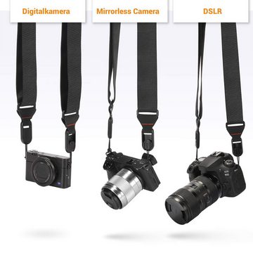 Welikera Schulterriemen Kameragurt mit Schnellverschluss,Passend für Canon, Nikon, Sony, Fuji