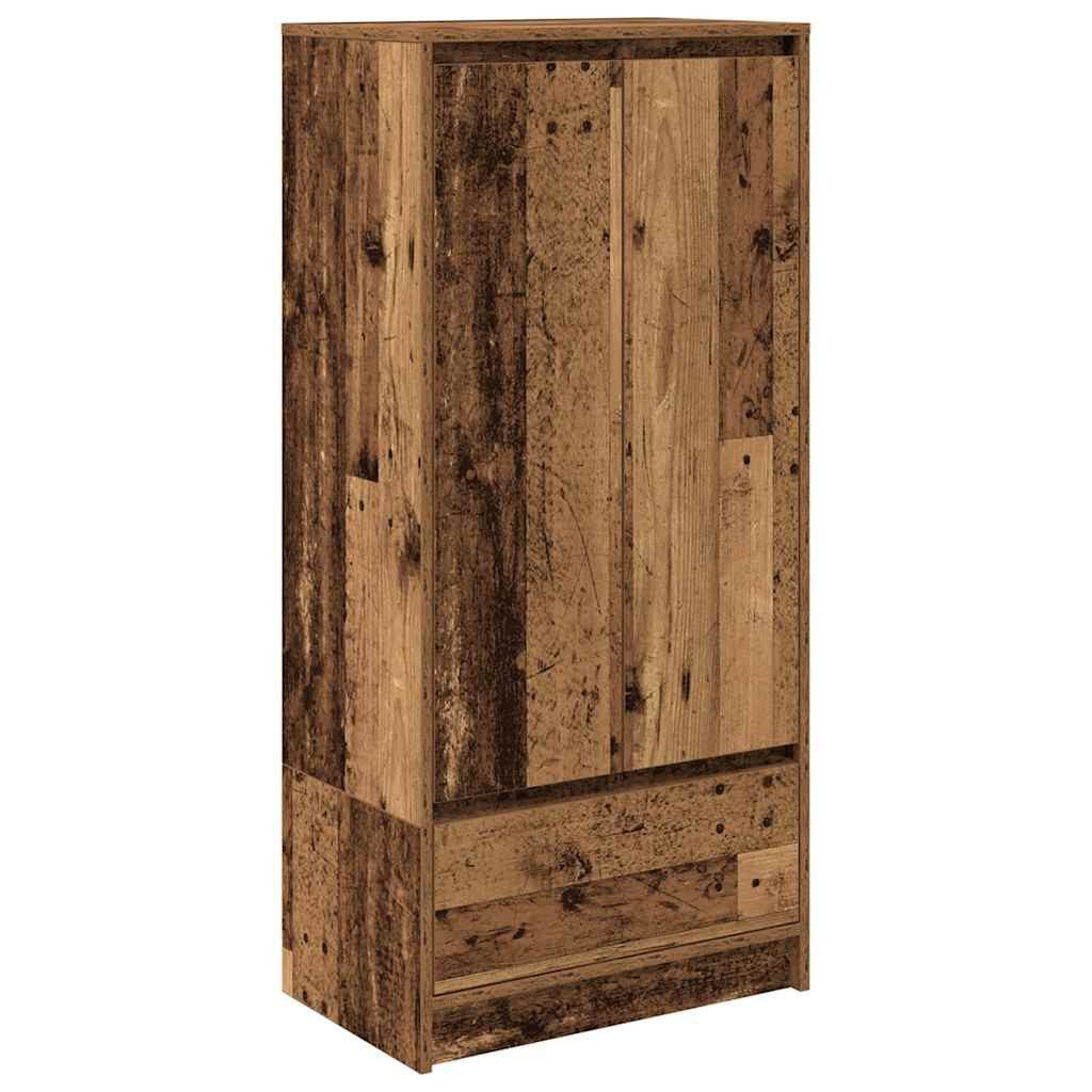 vidaXL Sideboard Schrank mit Schublade Altholz-Optik günstig online kaufen