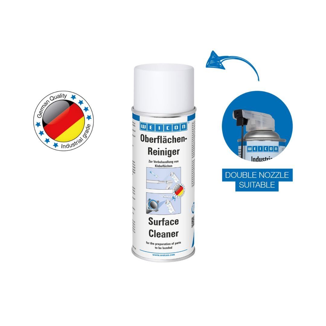 WEICON Oberflächenreiniger zur Vorbehandlung von Klebeflächen Sprühreiniger (Dose, [- verdunstet rückstandsfrei)