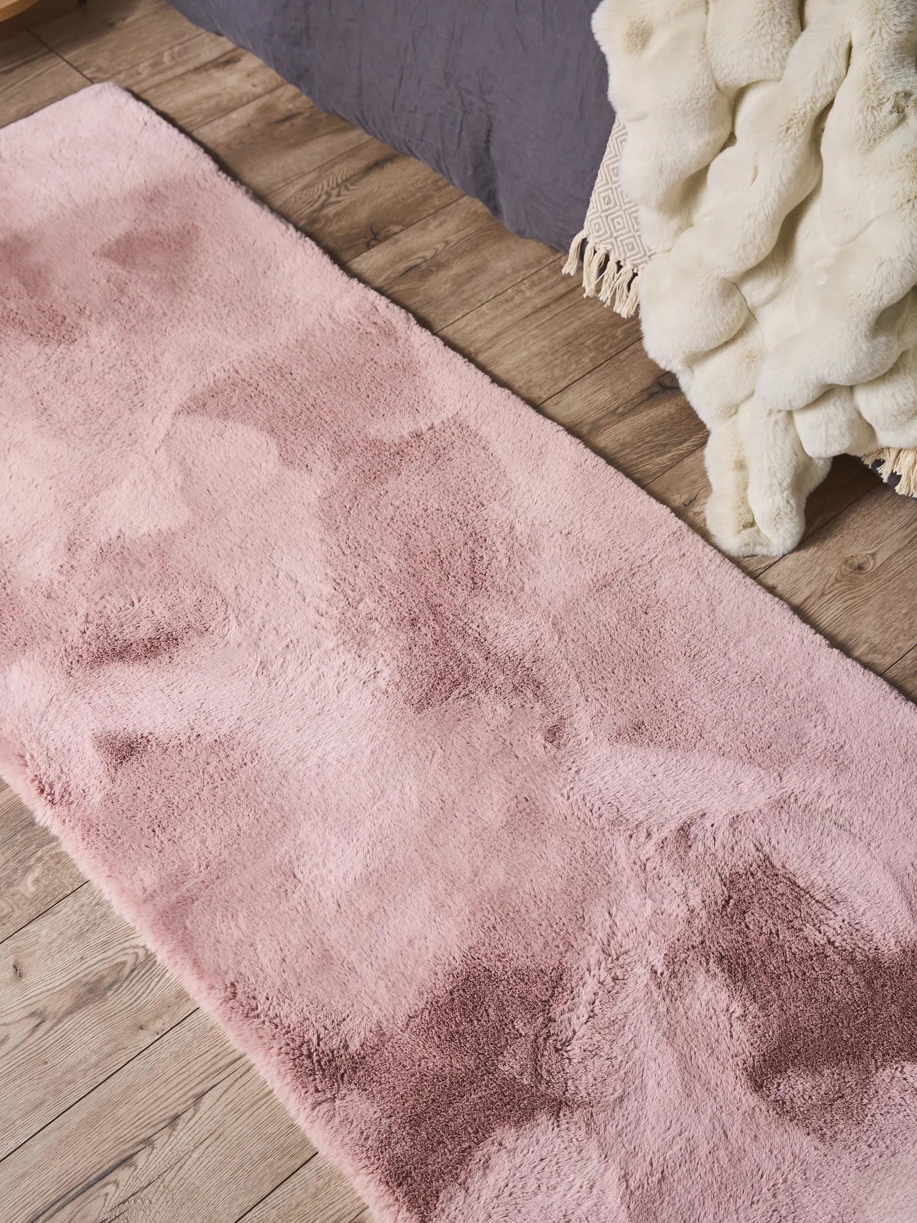 benuta Fellteppich Dave, rechteckig, Höhe: 21 mm, Teppich Wohnzimmer, Schlafzimmer, Esszimmer, Flur, Kunstfaser, Cozy