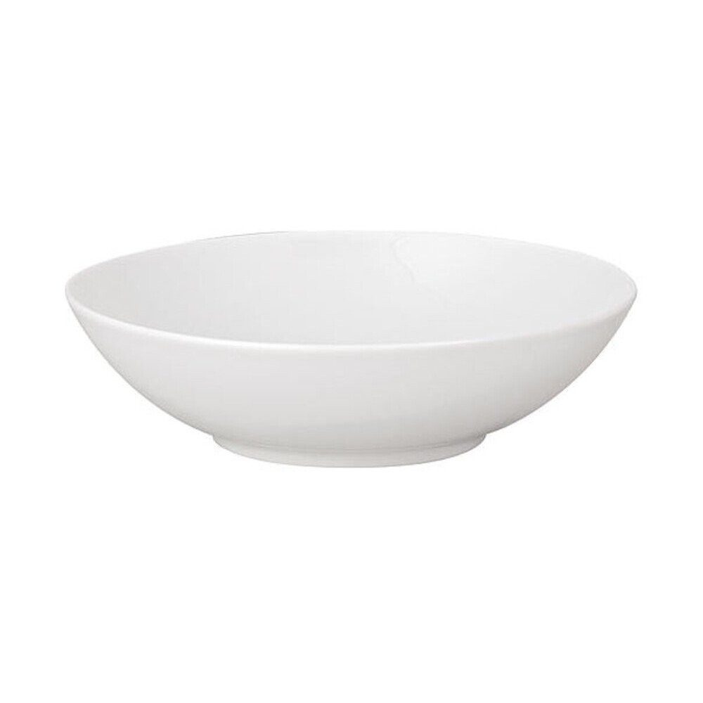 Rosenthal Suppenteller Suppenteller 20 cm TAC Gropius Weiß, (1 St), Porzellan, mikrow.- & spülm.sicher, weiß, Bauhaus