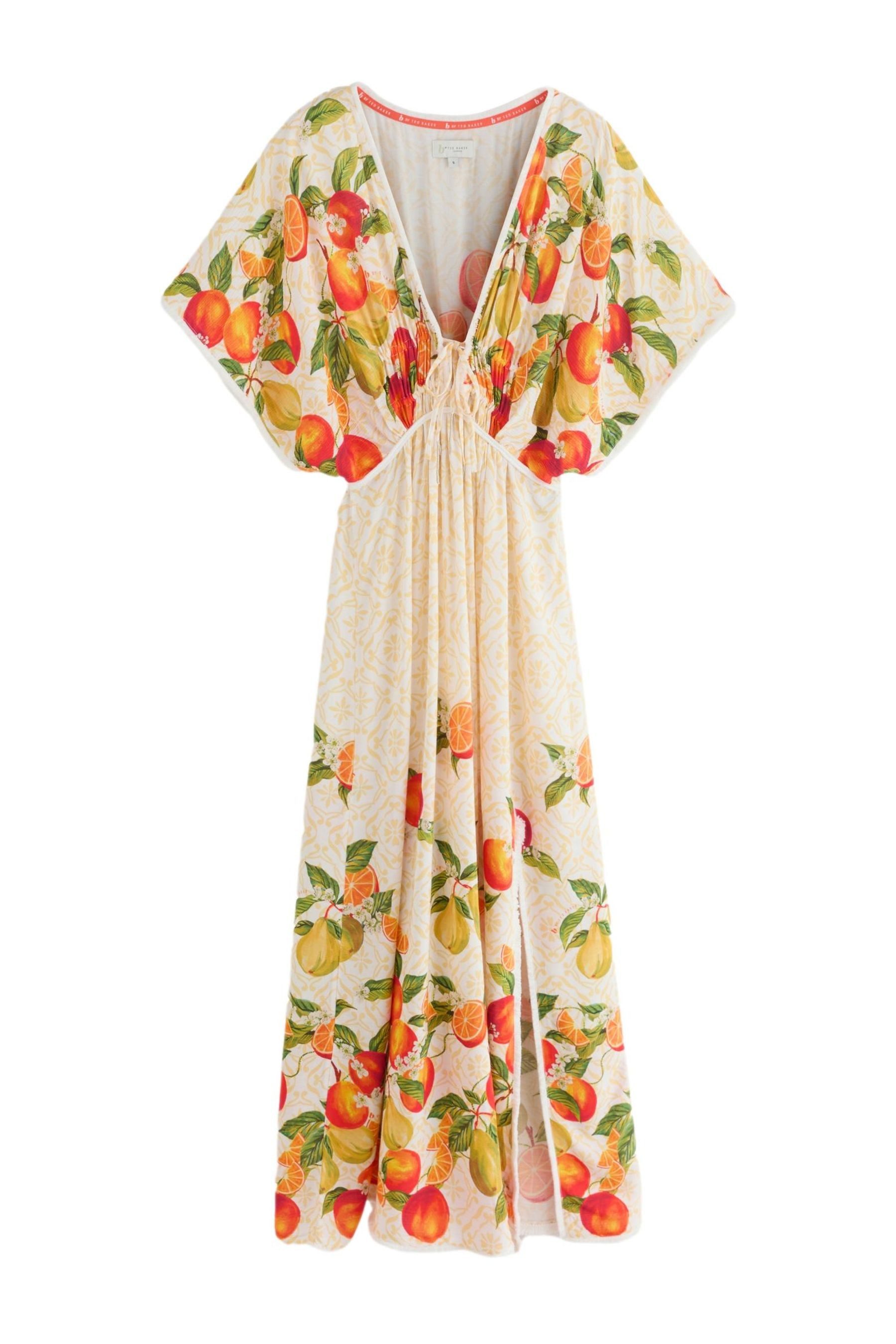 B by Ted Baker Strandkleid B by Ted Baker Viskose-Kleid mit Obstmuster (1-tlg)