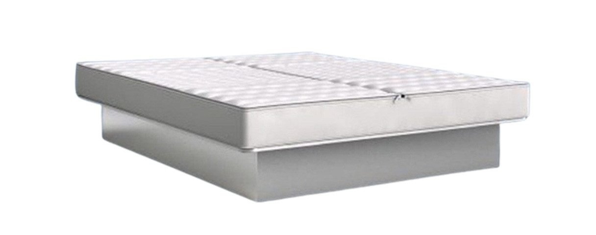 BluTimes, Wasserbett Bezug BluStar Tencel®-Medicott und Bezugsborder aus Kunstleder