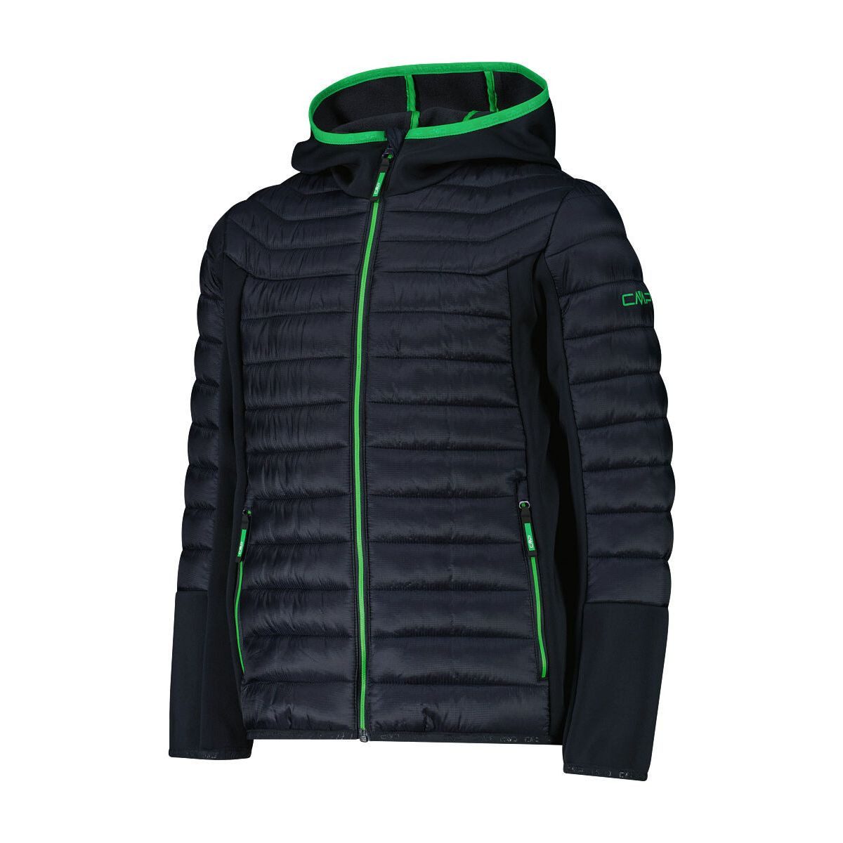 CMP Steppjacke KID Jacket Hybrid FIX Hood Funktionale Hybridjacke für Kinder, die Schutz, Wärme und