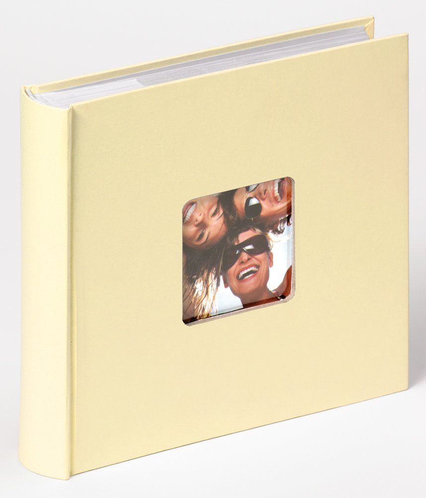Walther Design Einsteck-Fotoalbum Fun Memo-Einsteckalbum 200 Fotos, Einsteckalbum, quadratischer Bildausschnitt, für 200 Fotos à 10x15 cm