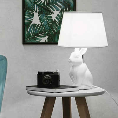 Konsimo Tischleuchte LEPUS Tischlampe Tischleuchte, ohne Leuchtmittel, Лампыfuß in Form eines Kaninchens