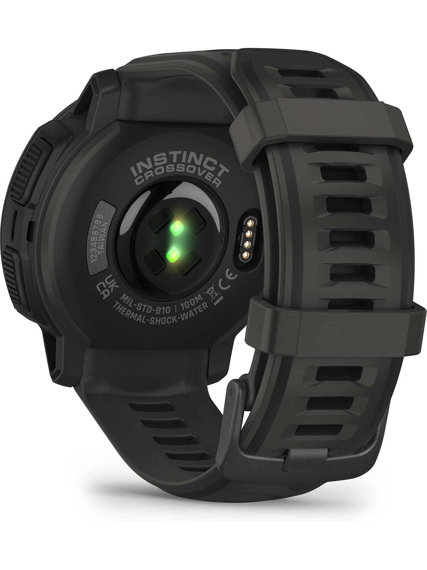 anthrazit Unisex-Smartwatch Garmin Analog Garmin Quarzuhr Sportuhr Solar,