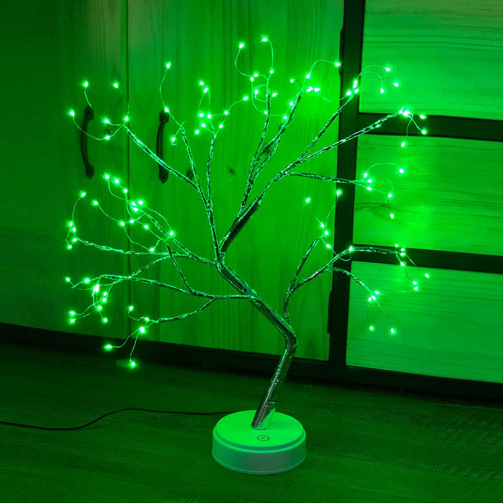 MUPOO LED Baum Künstlicher LED Bonsai Tischleuchte Dekolicht, USB-/Batterie günstig online kaufen