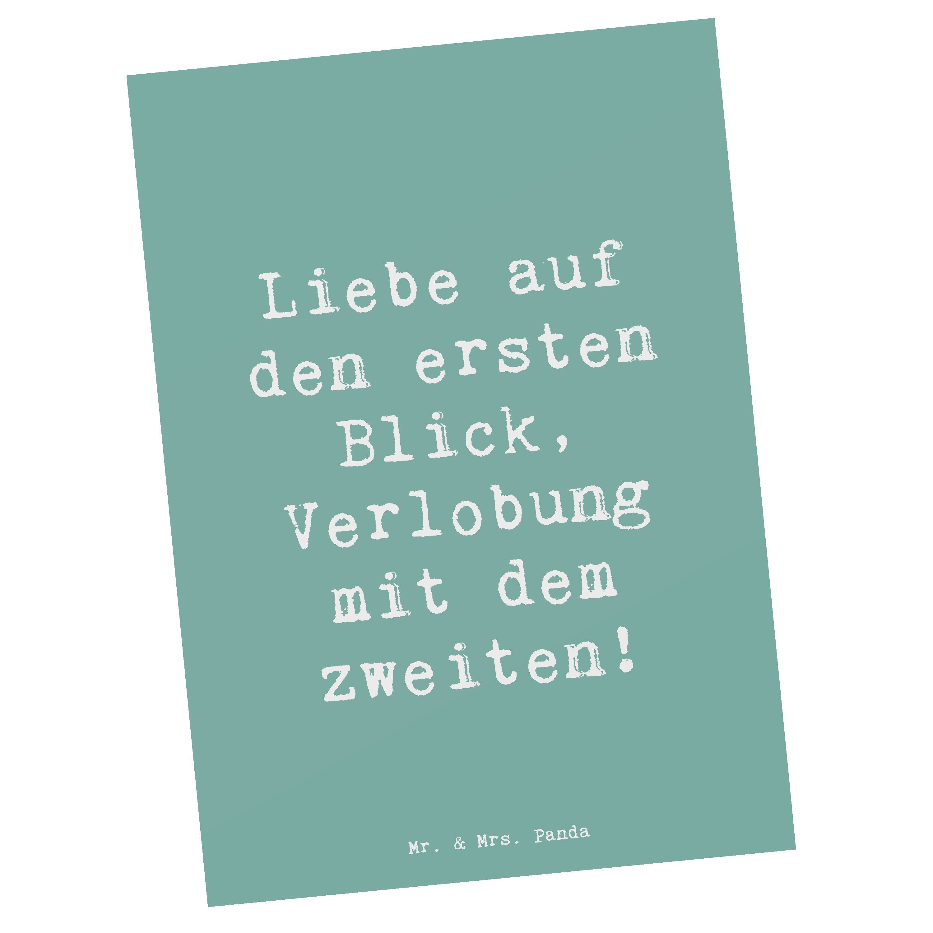 Postkarte Verlobung Glaube - Meeresbrise - Geschenk, Magie der Liebe, Postkarte