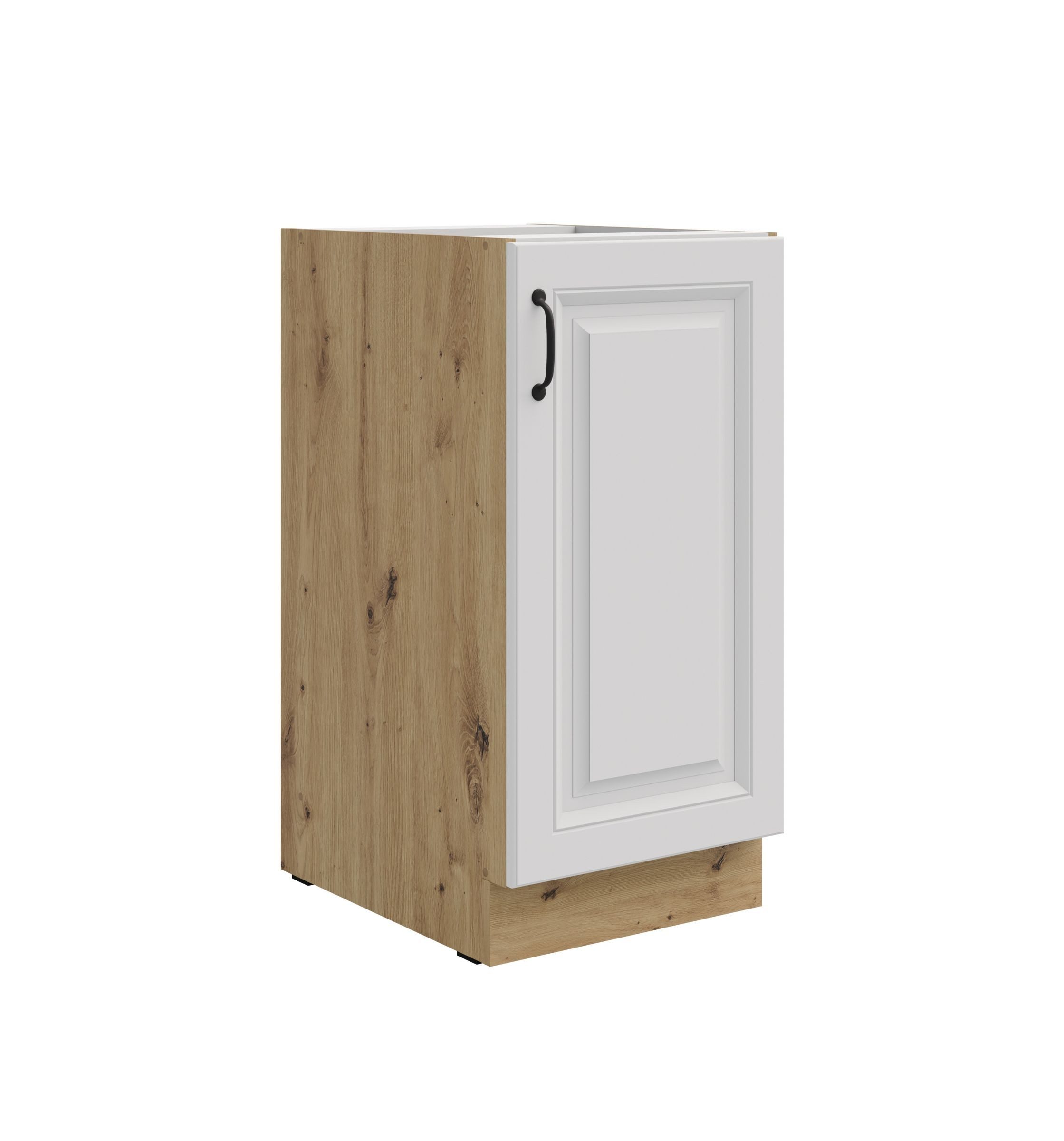 Küchen-Preisbombe Unterschrank 40 cm Küche Stilo Weiß Eiche Artisan Küchenzeile Küchenblock Landhaus