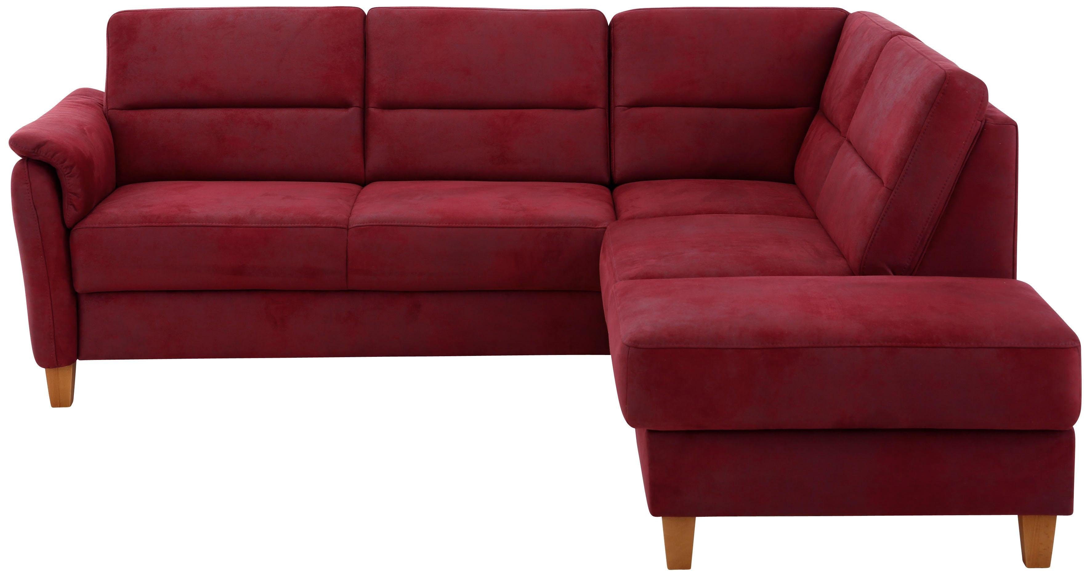 Home affaire Ecksofa Palmera L-Form, Federkern, günstig online kaufen