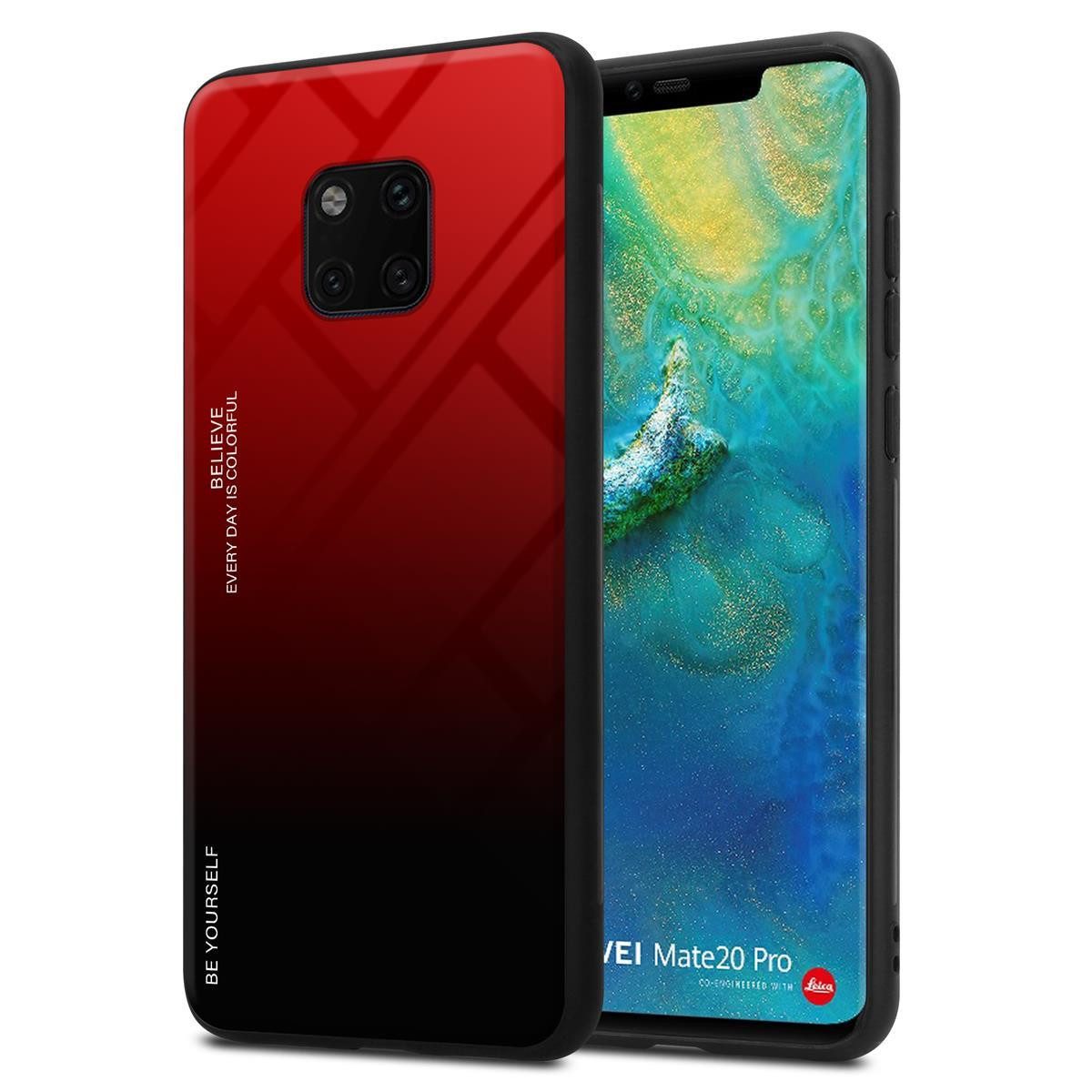 Cadorabo Handyhülle für Huawei MATE 20 PRO Hülle Huawei MATE 20 PRO, Robustes Hard Case - Handy Schutzhülle - Hülle - Back Cover Bumper