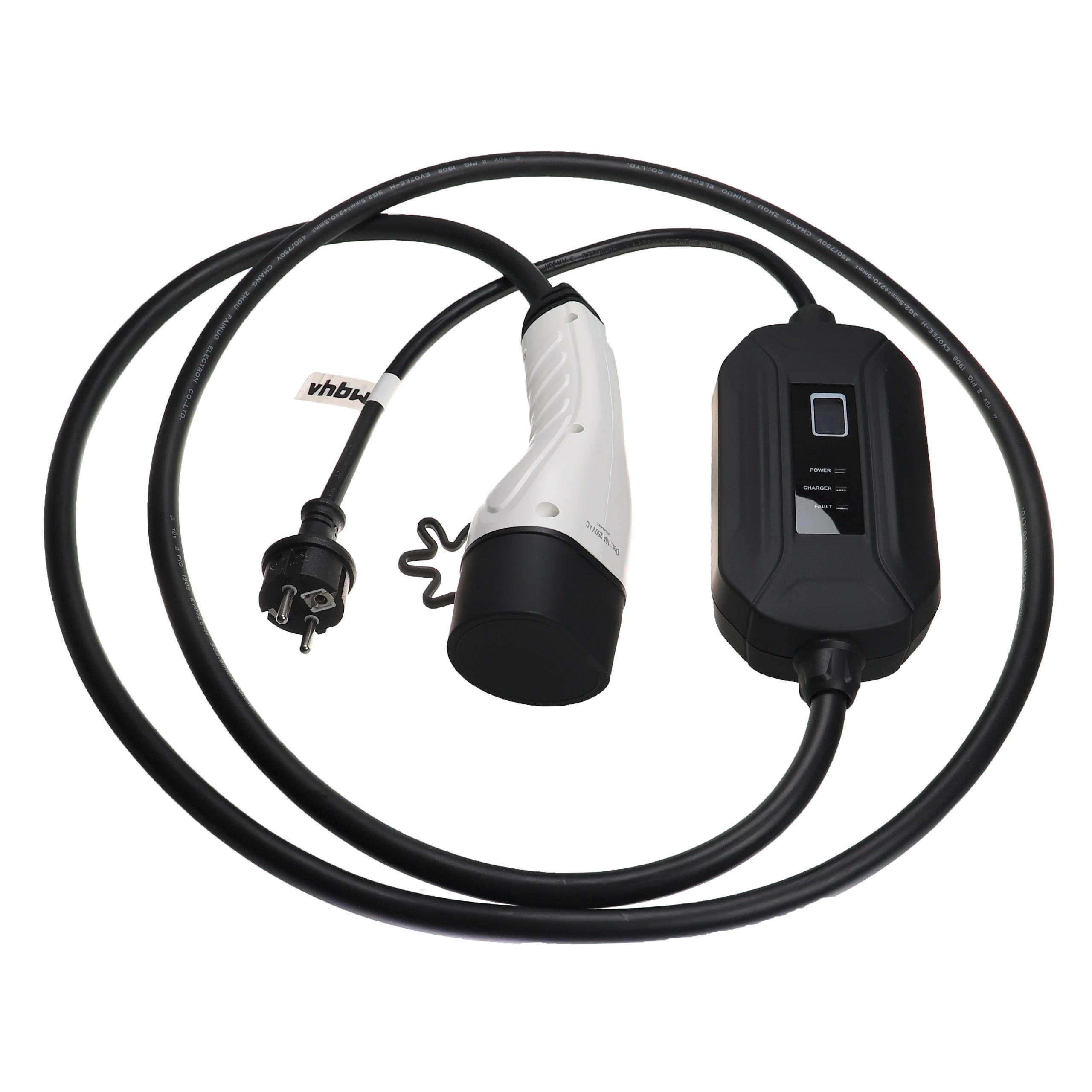 Überraschungspreis!! vhbw passend für Smart Elektro-Kabel / EQ Elektroauto Plug-in-Hybrid fortwo