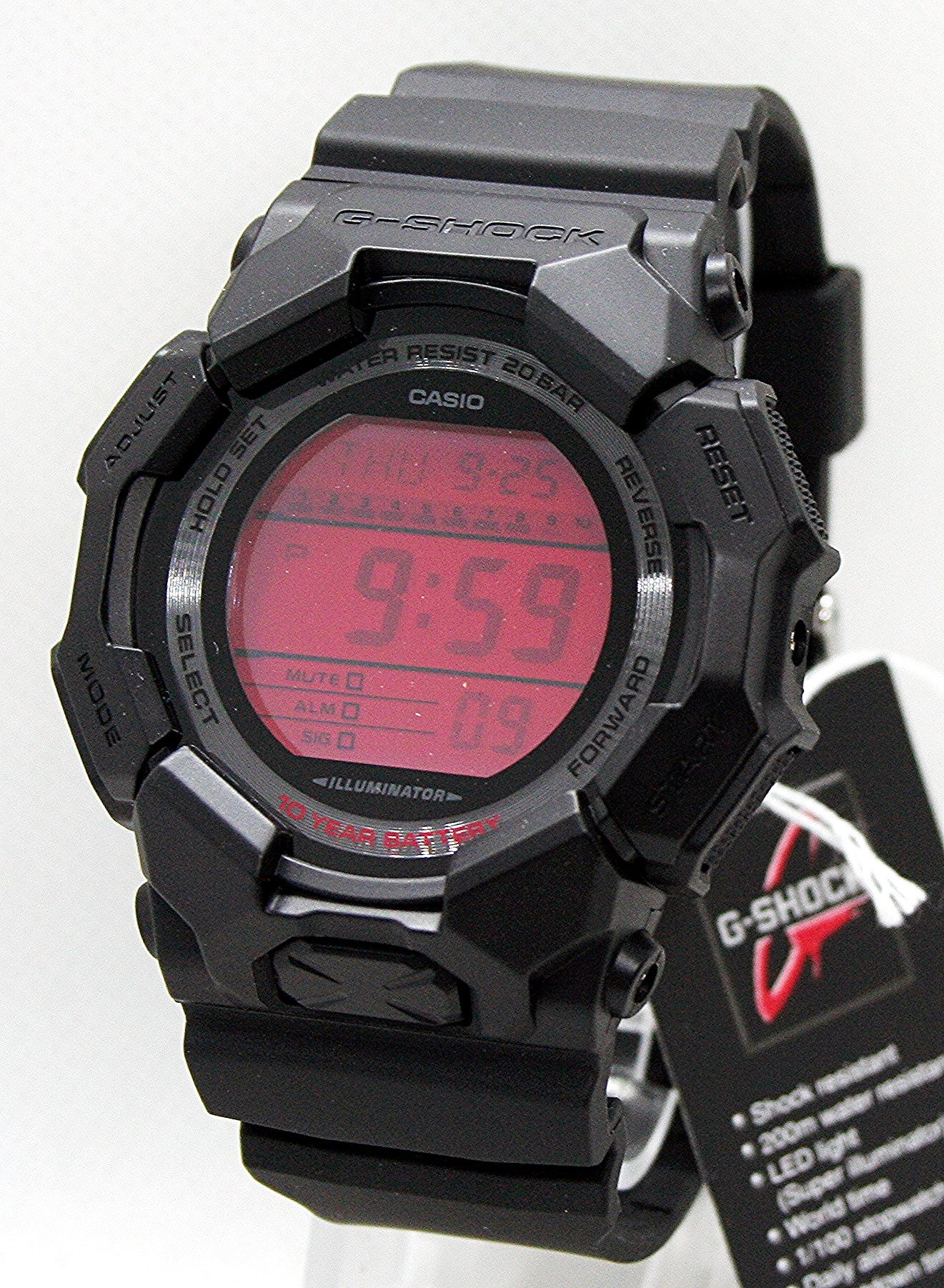 CASIO G-SHOCK Digitaluhr Casio G Shock Herrenuhr GD-010BBR-1ER, (1-tlg)