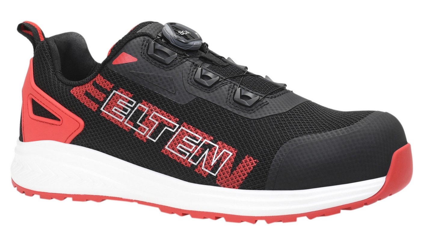 ELTEN BATIS BOA® black-red Low ESD S1PL Sicherheitsschuh (Schuhkarton, Paar)