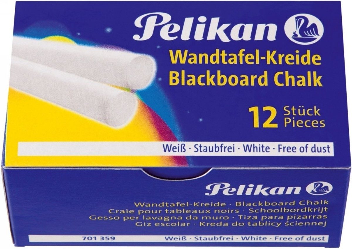 Vokabelheft Wandtafelkreide 755/12 weiß VE=12 Stück