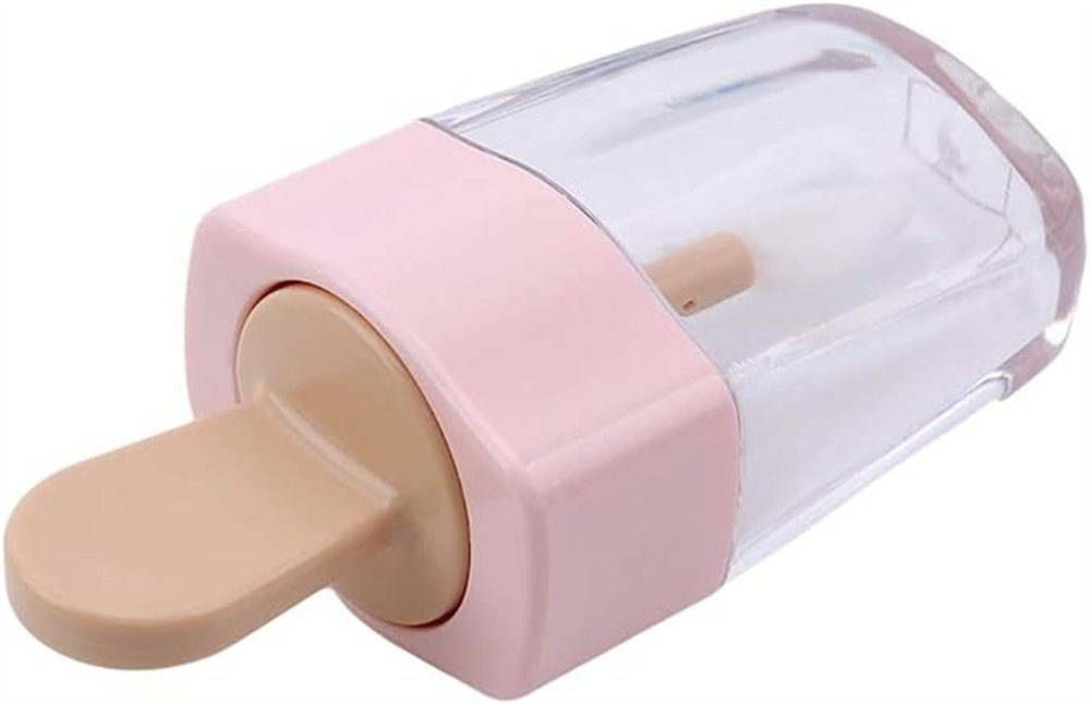 TUABUR Lippenpalette leerer 1-tlg. hochwertiger, Rosa, Lipgloss-Röhrenbehälter