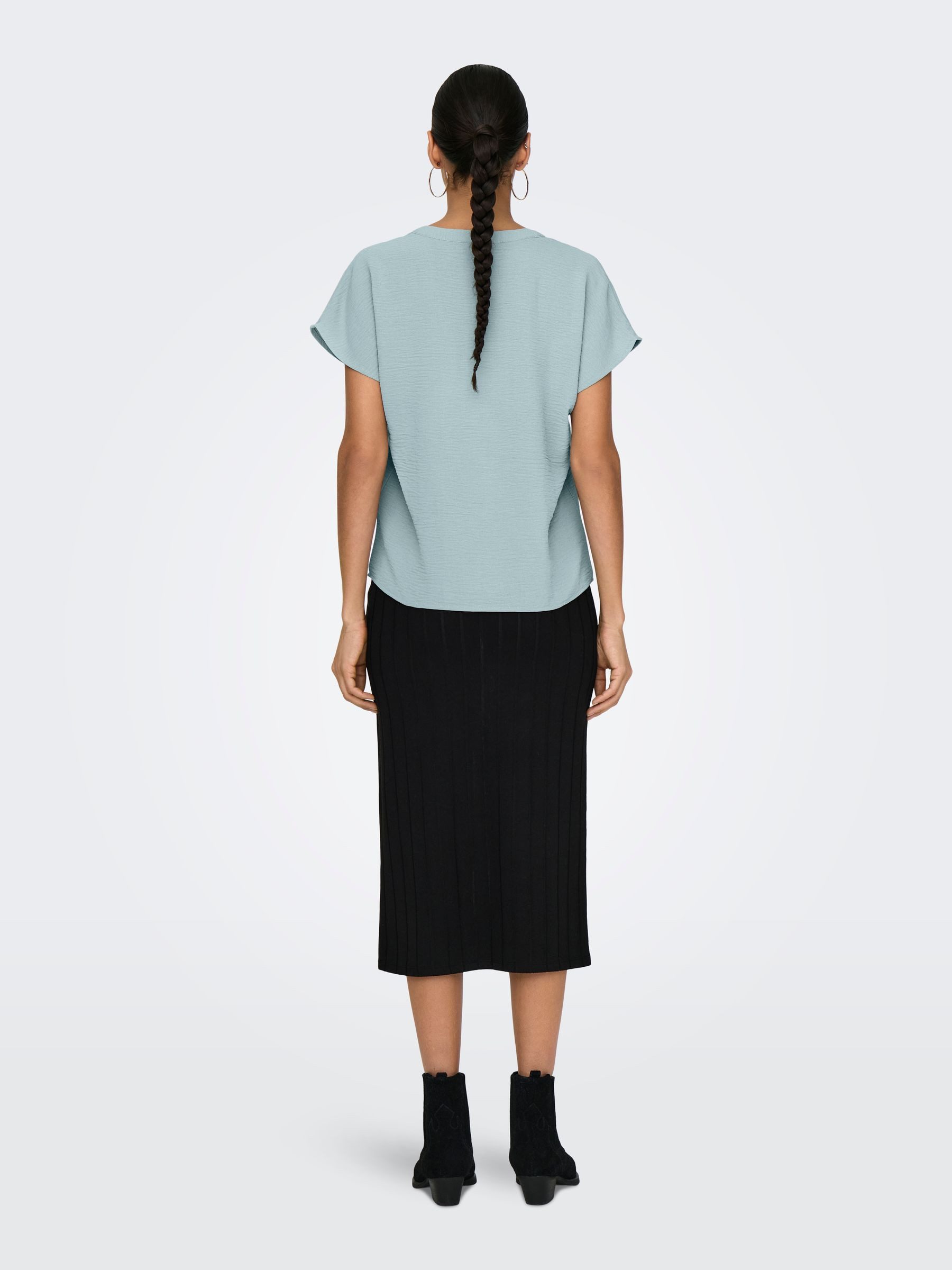 JACQUELINE de YONG Blusenshirt Einfarbige Kurzarm günstig online kaufen