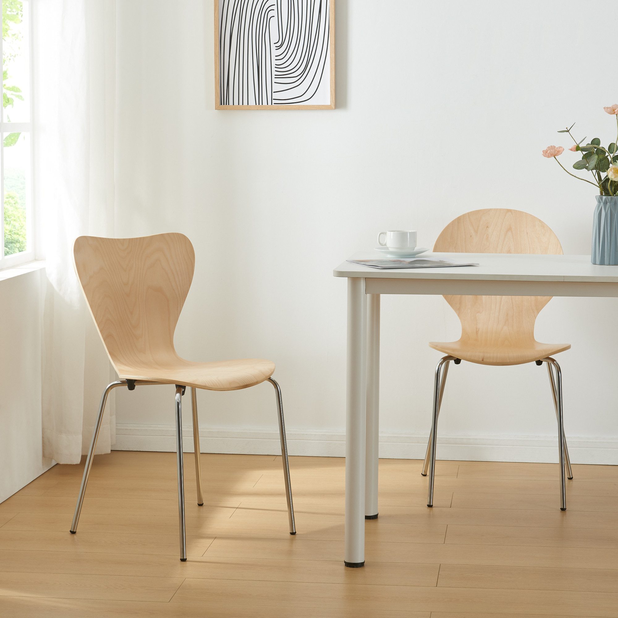 en.casa Esszimmerstuhl (Set), »Essunga« Holz Metall günstig online kaufen