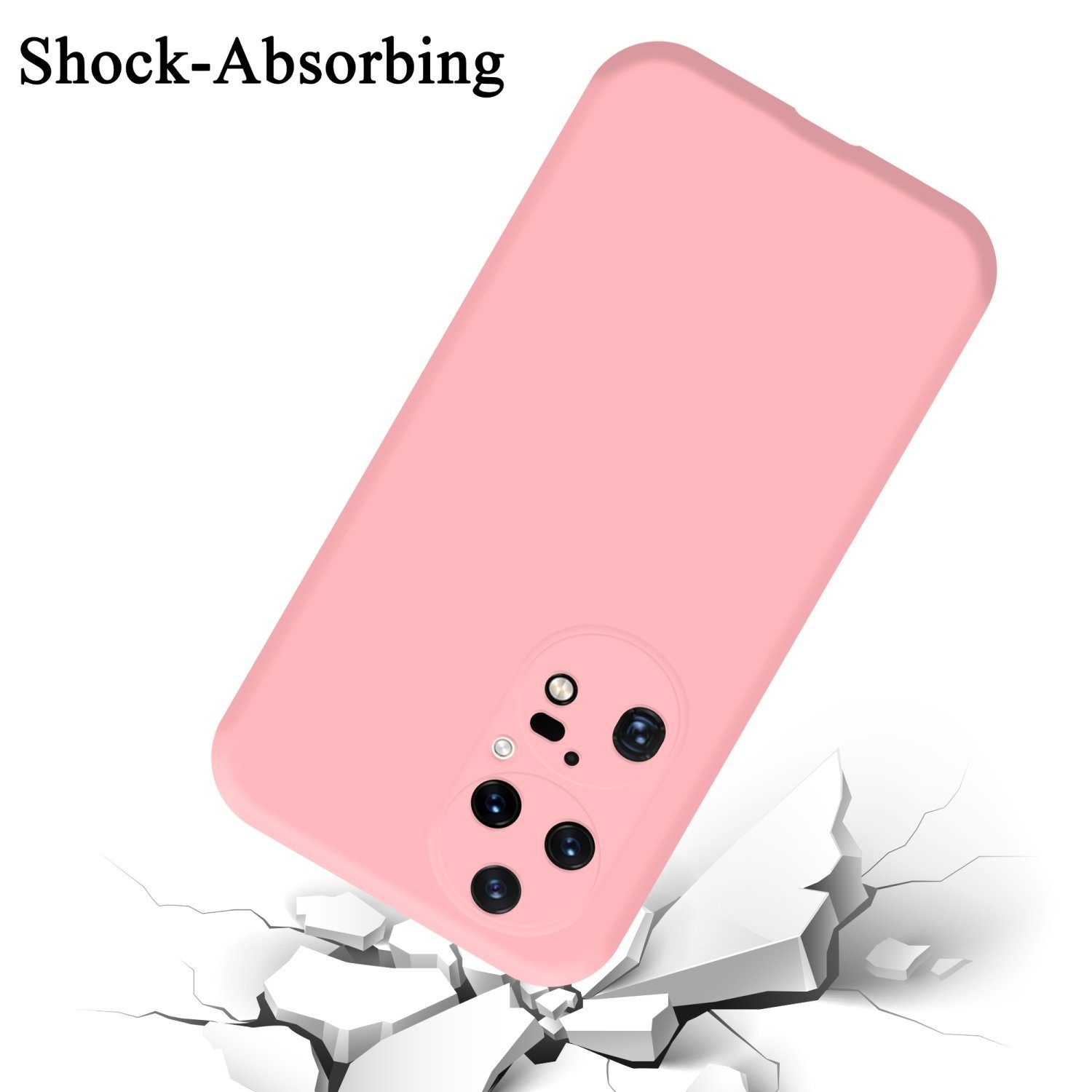 Cadorabo Handyhülle für Huawei P50 PRO Hülle Huawei P50 PRO, Flexible Hülle TPU Silikon Schutzhülle Back Cover Case