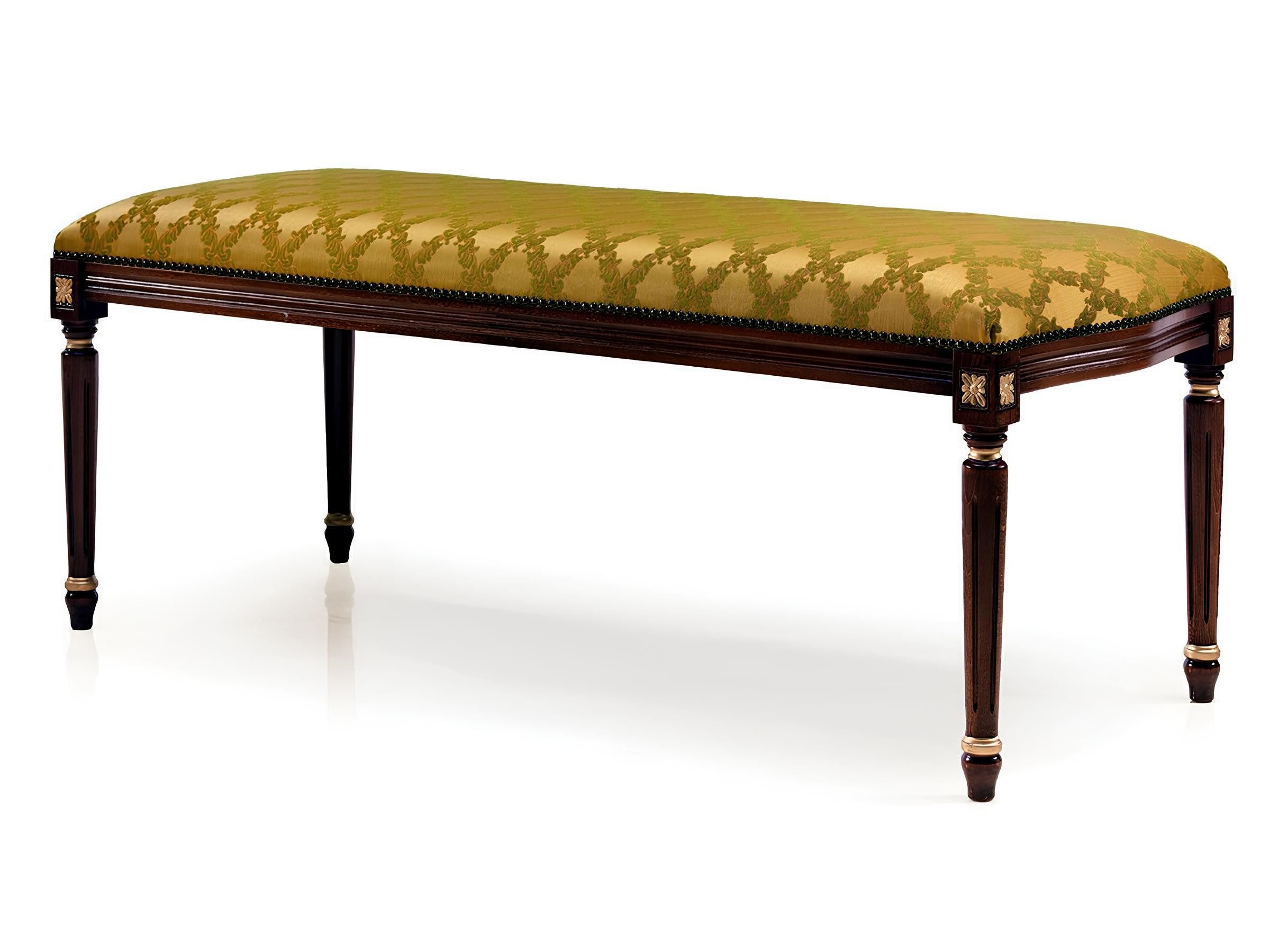 Xlmoebel Polsterbank Luxuriöser Hocker aus weichem Textil in modernem Design (1-St., Hocker), Hergestellt in Europa