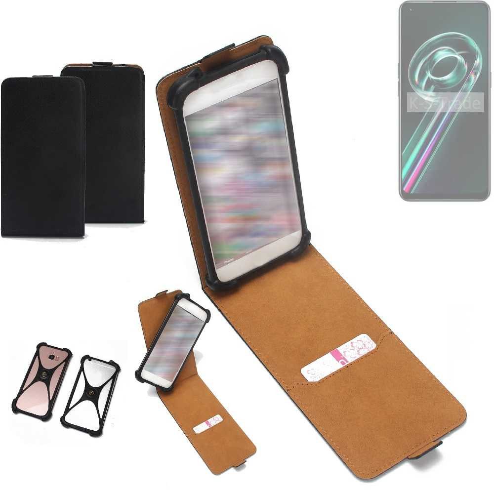 K-S-Trade Handyhülle für Realme 9 Pro Plus, Handyhülle Schutzhülle Hülle Case Cover Flip Style Bumper