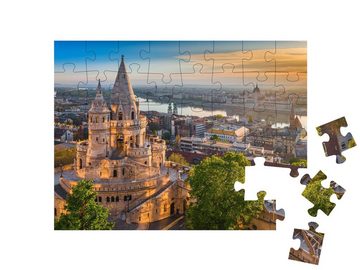 puzzleYOU Puzzle Fischerbastei in Budapest, Ungarn, 48 Puzzleteile, puzzleYOU-Kollektionen Budapest, Europäische Städte