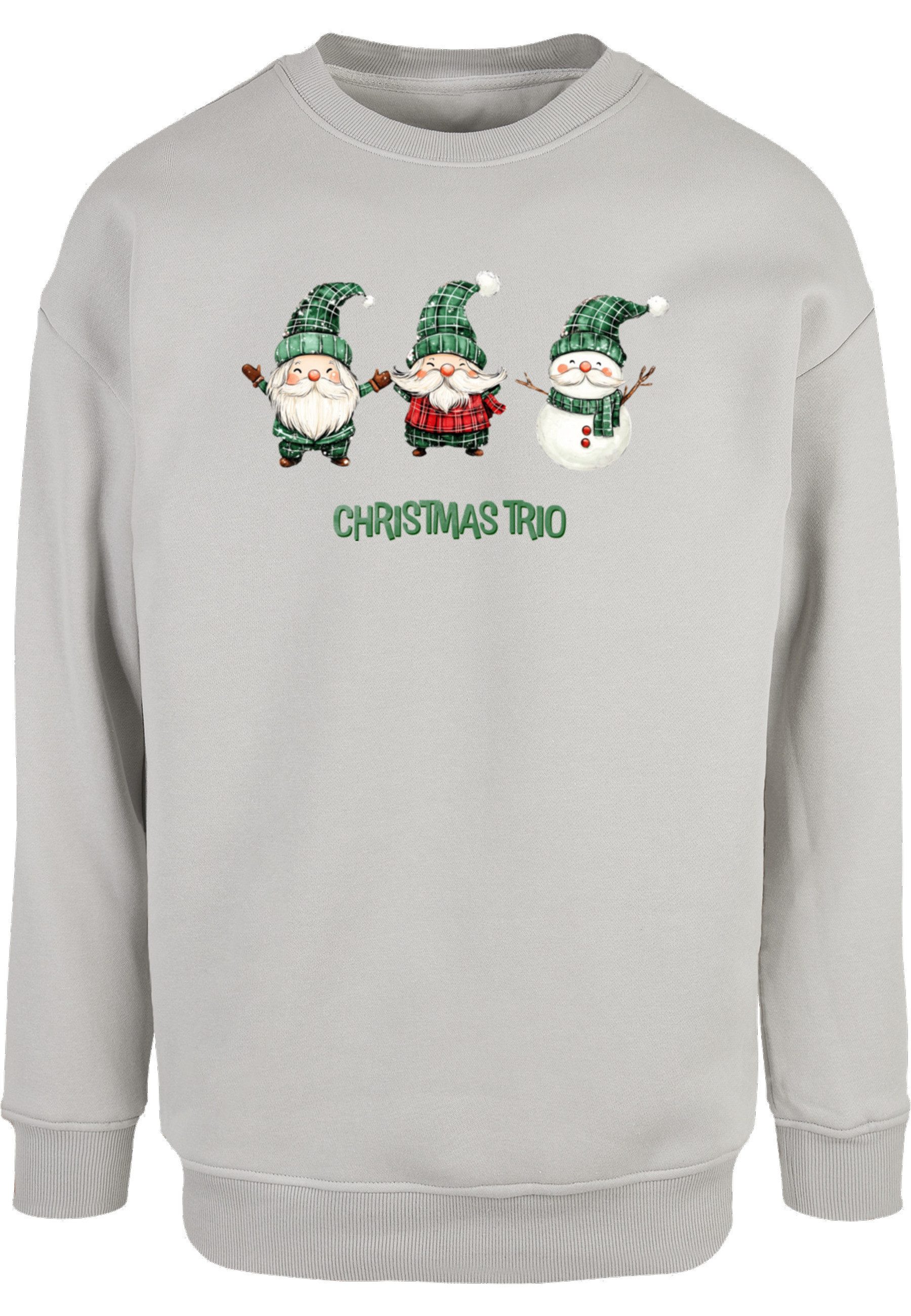 Rundhalspullover Merchcode Christmas Santa Trio Crewneck