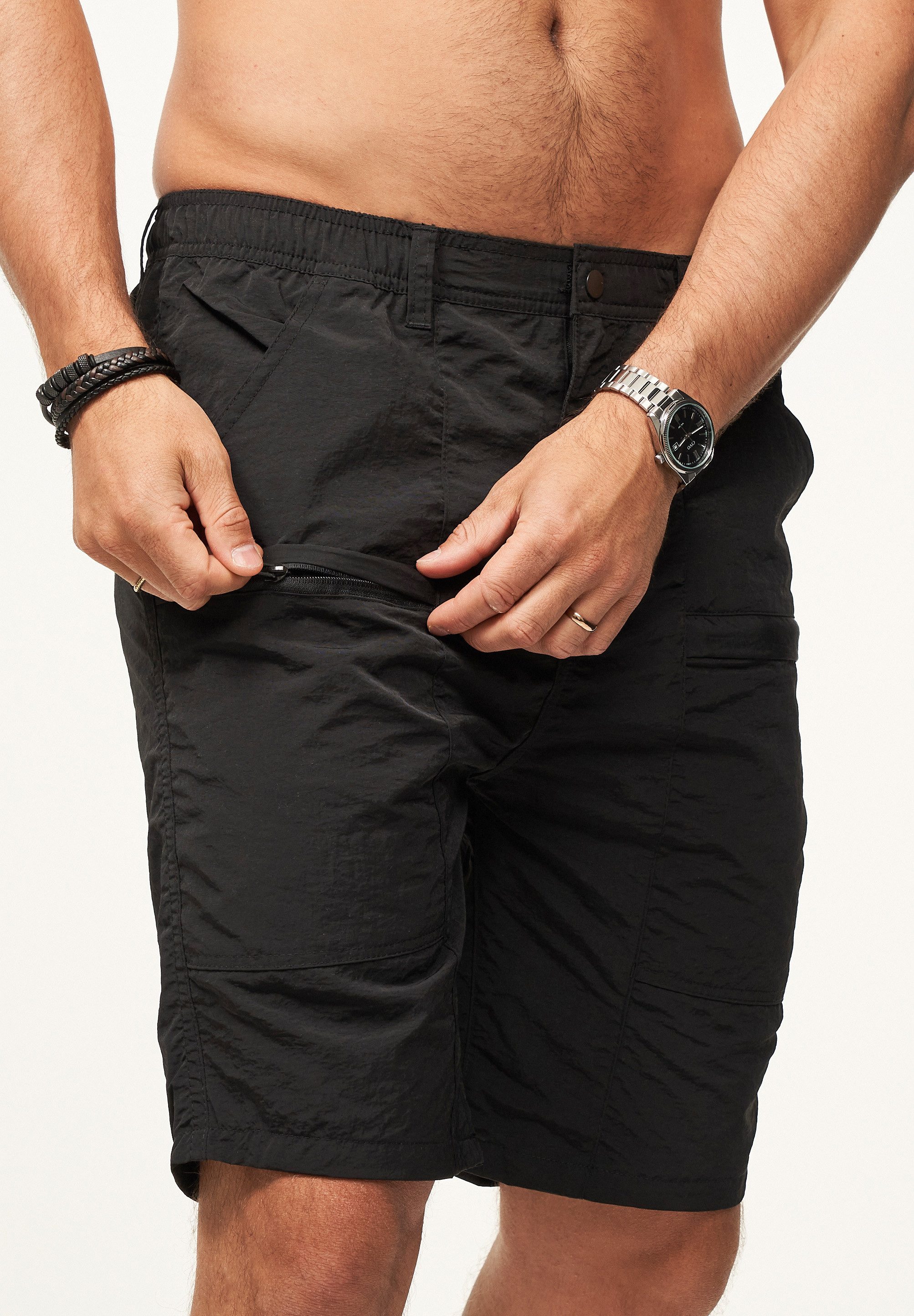 SOULSTAR Shorts aus 100% Nylon - Leichte Trekkingshorts für Herren Kurze Ho günstig online kaufen