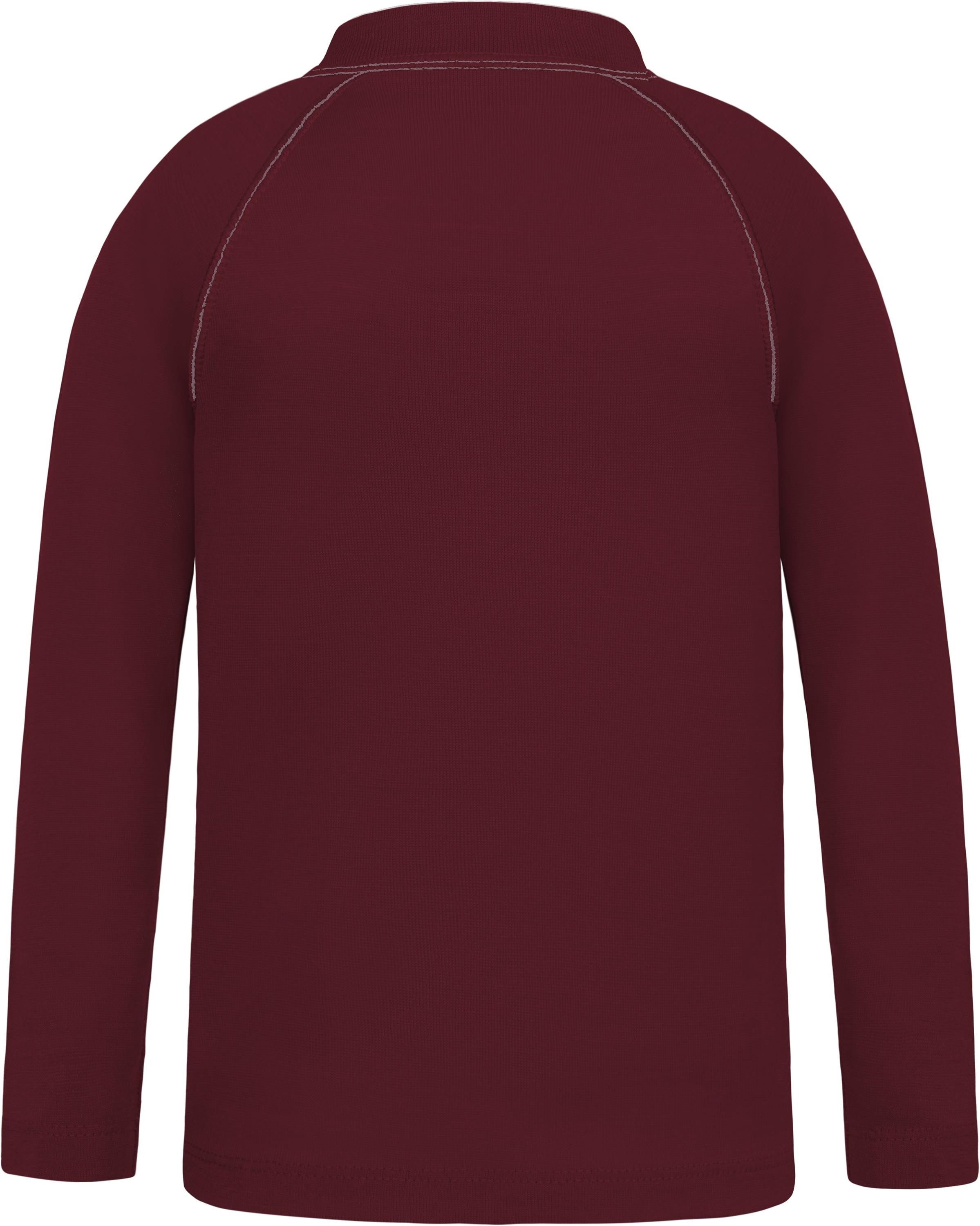 normani Funktionsshirt Kinder Merino Langarm mit 1/4 Zipper Nyapari Pullover mit Zip Skipullover aus 100 % Merinowolle
