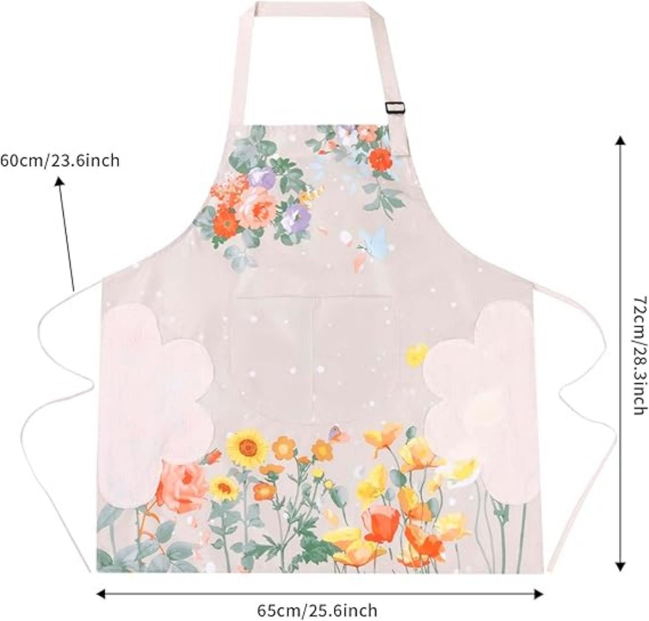 Agger Kochschürze Florale Schürzen zum Kochen Backen Gartenar