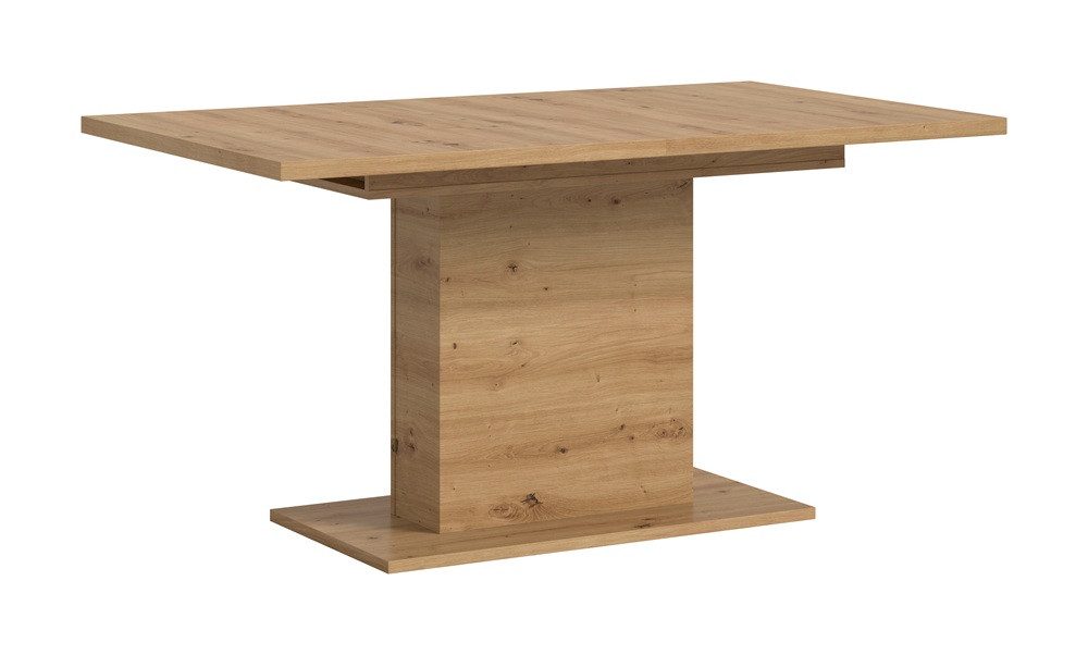 xonox.home Esstisch Esstisch Motion ausziehbar Säulengestell Eiche Artisan 150(190)x90, Küchentisch, Eiche Artisan