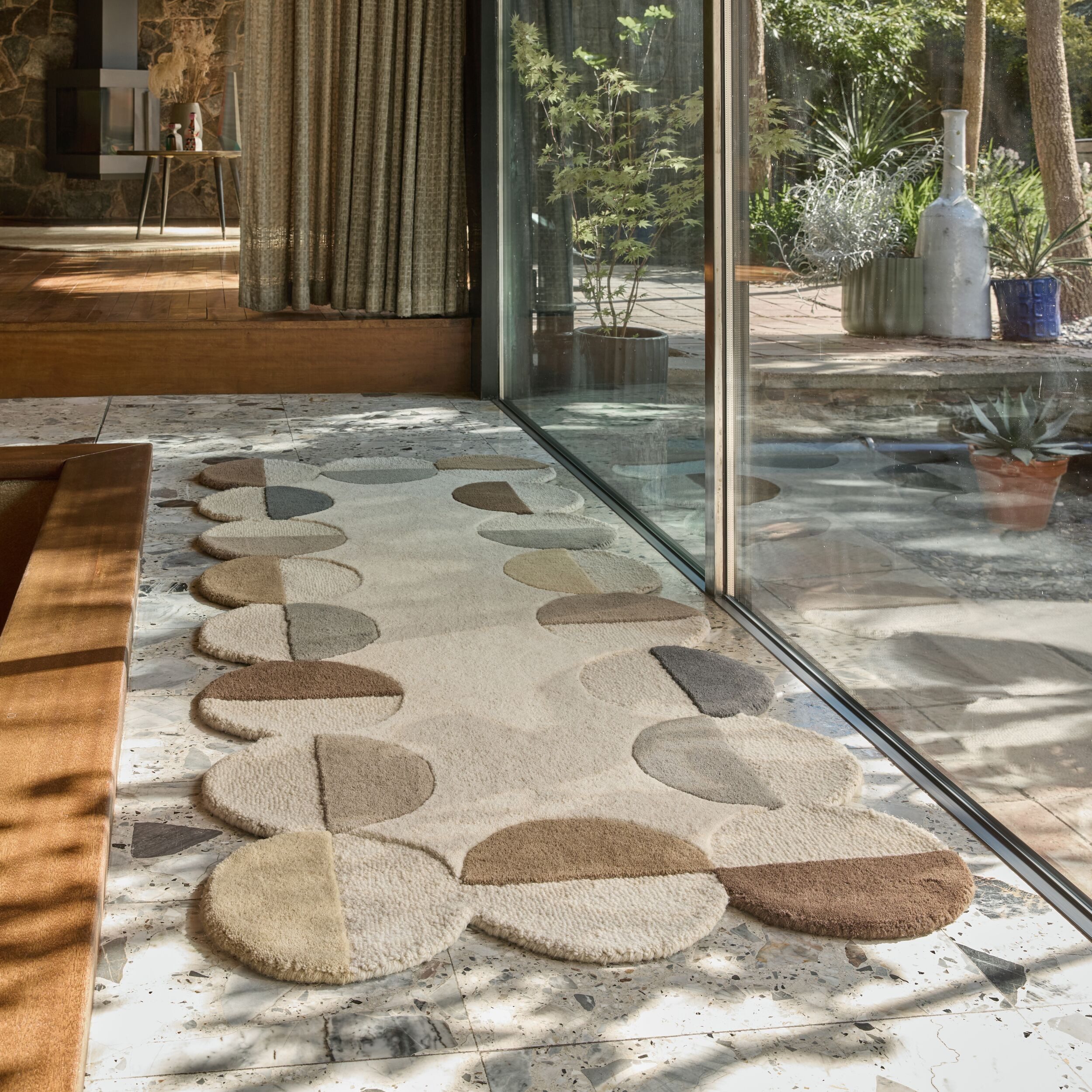 FLAIR RUGS Wollteppich Mia Scallop, rechteckig, Höhe: 12 mm, in Jakobsmuschel-Form